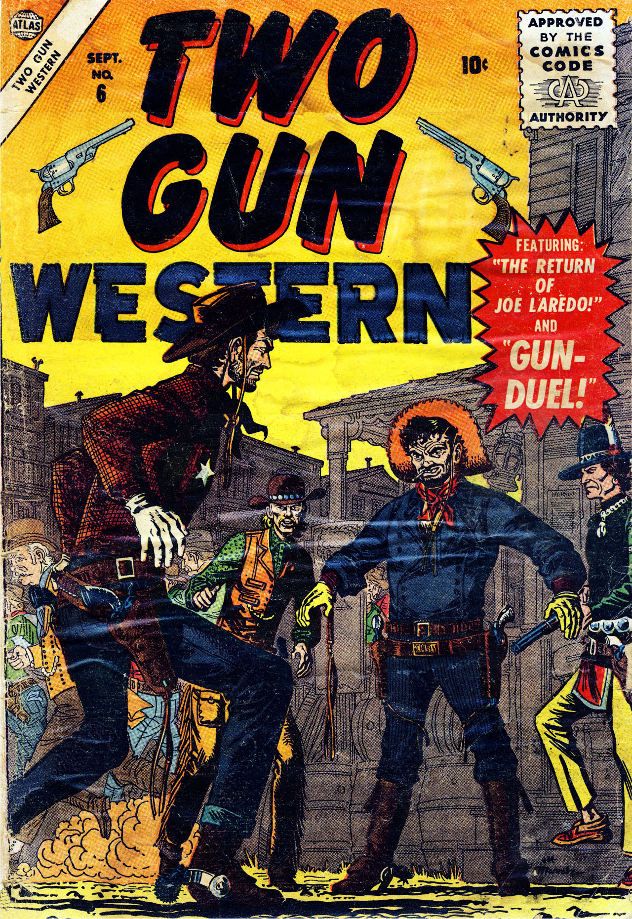 Read online Two Gun Western comic -  Issue #6 - 1