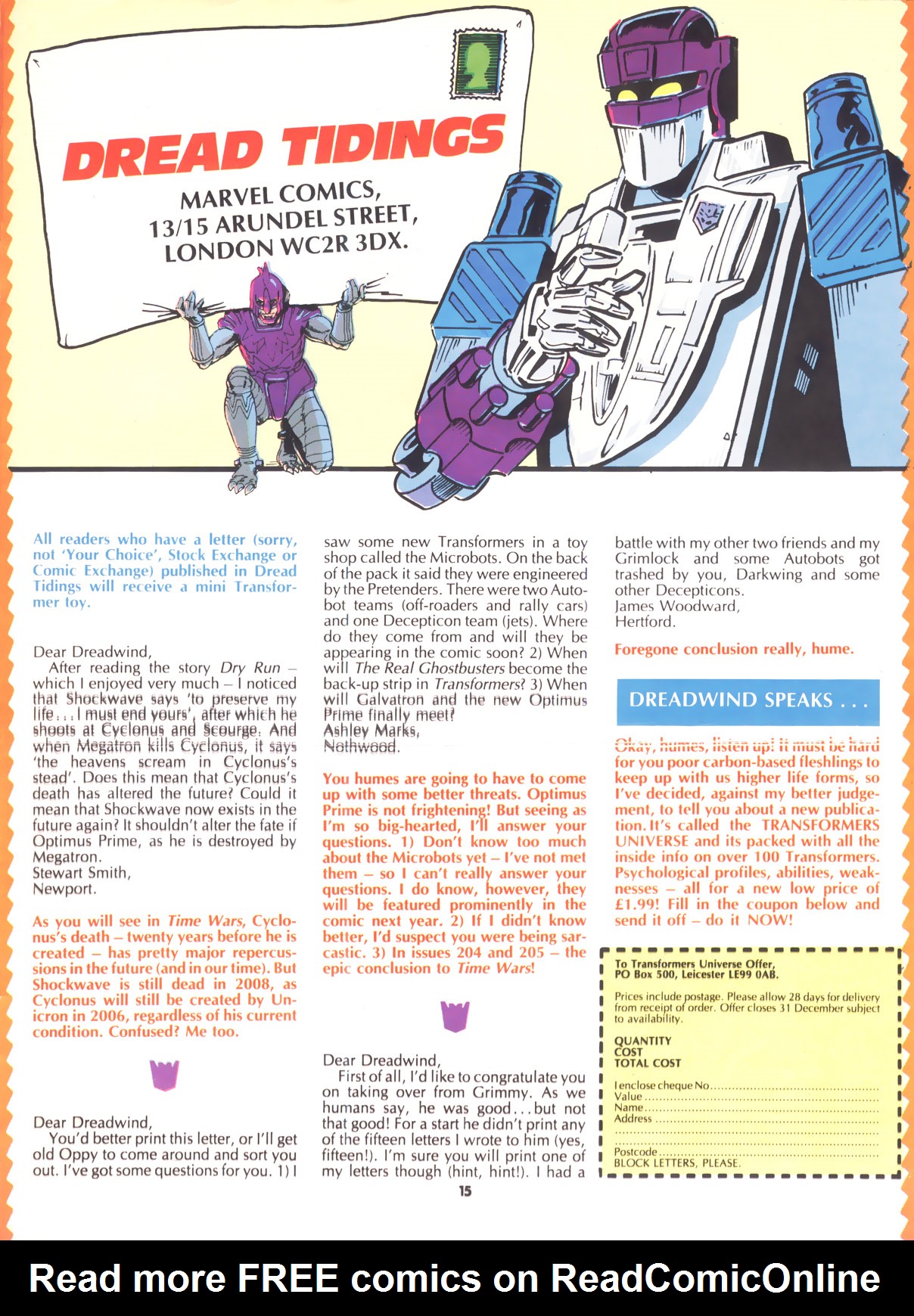 Read online The Transformers (UK) comic -  Issue #198 - 14