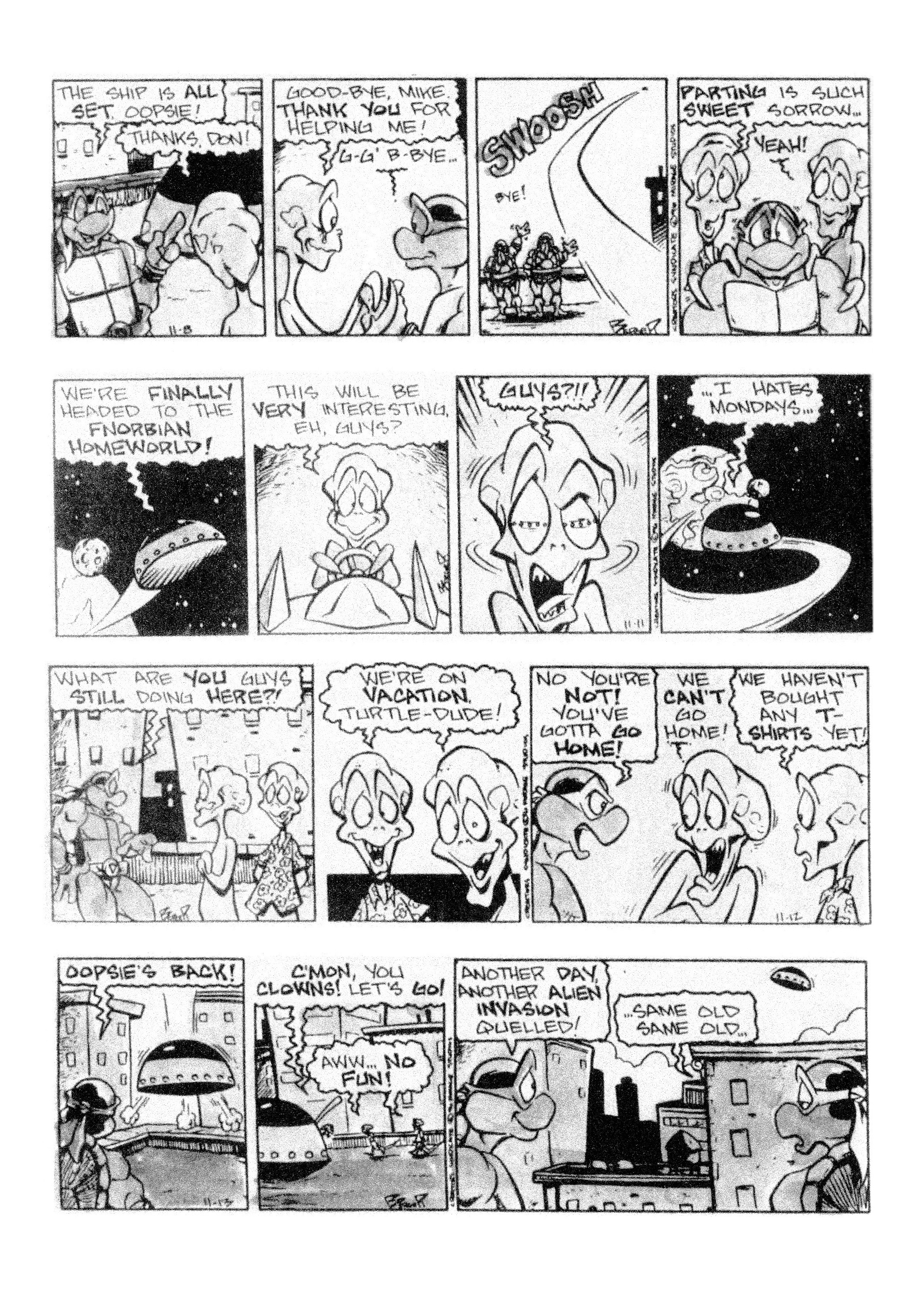 Read online Teenage Mutant Ninja Turtles: Complete Newspaper Daily Comic Strip Collection comic -  Issue # TPB 3 (Part 2) - 92
