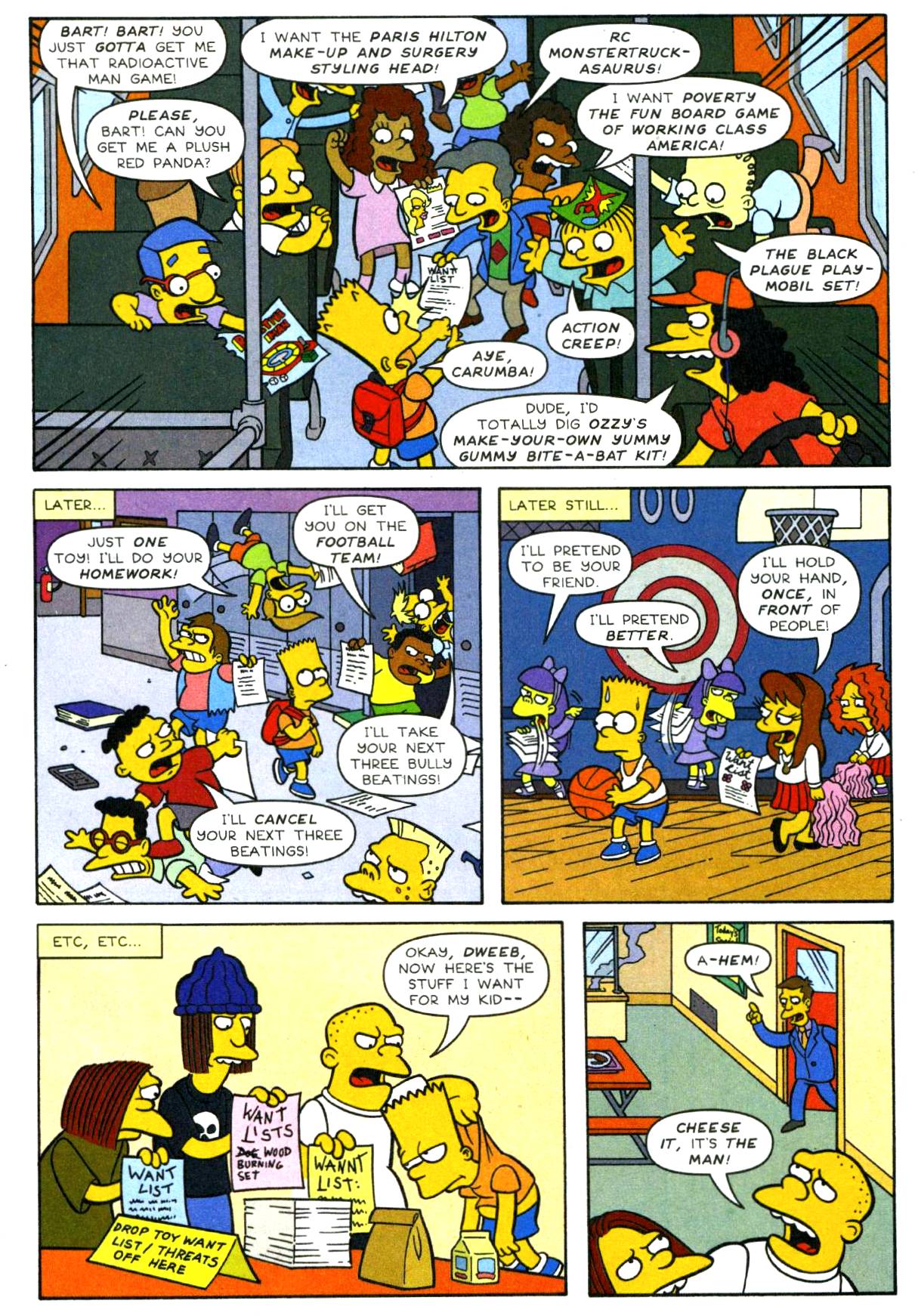 Read online Bongo Comics Free-For-All! comic -  Issue #2007 - 7