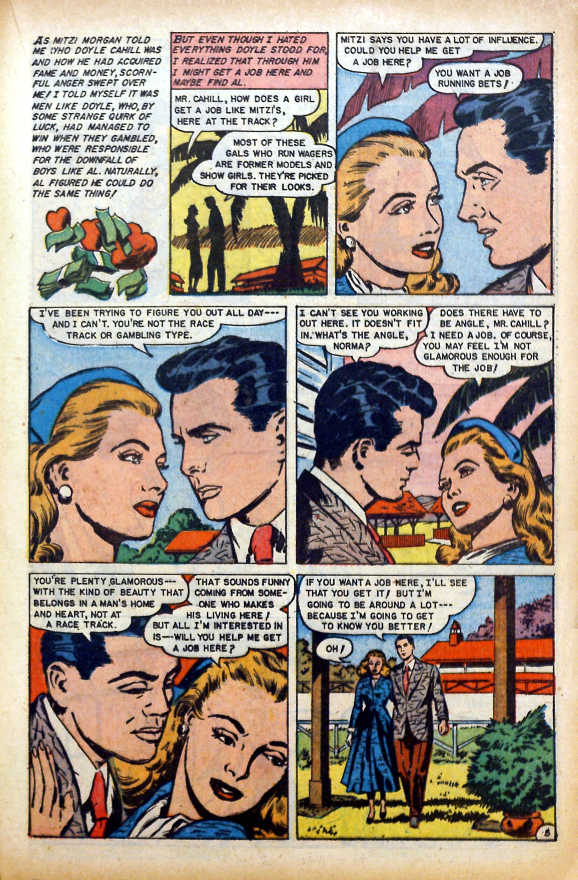 Read online Glamorous Romances comic -  Issue #70 - 21