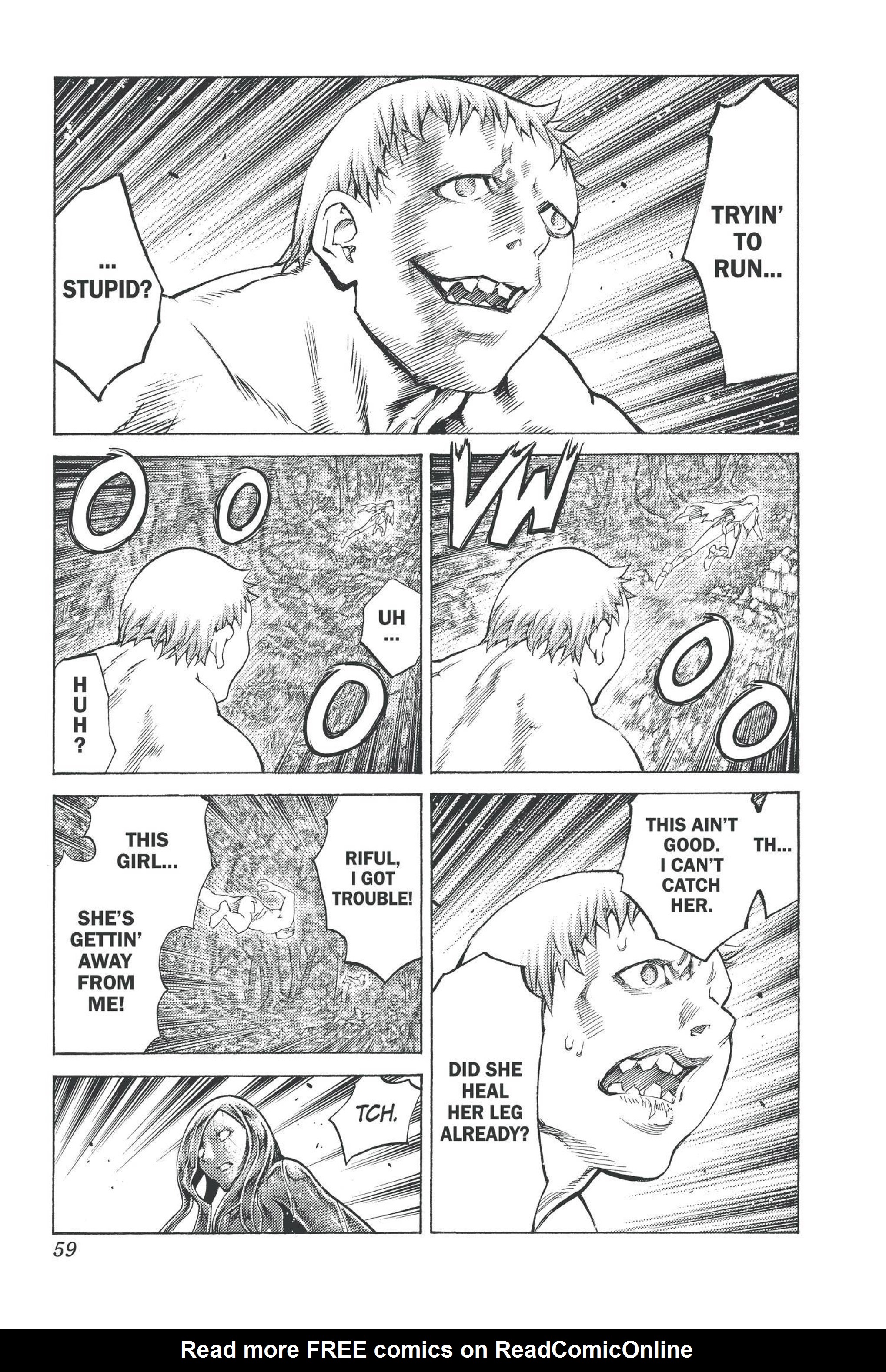 Read online Claymore comic -  Issue #17 - 57