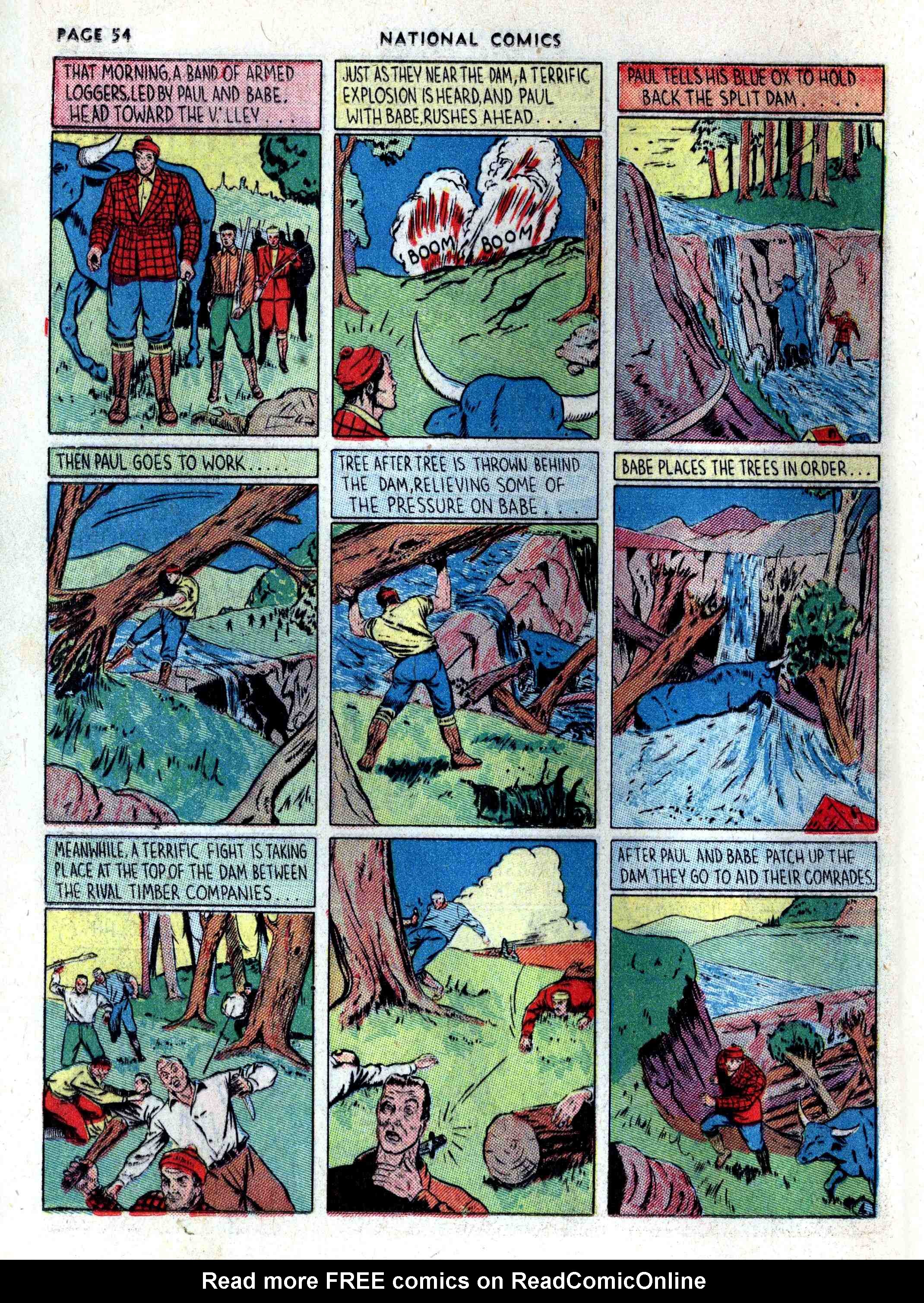 Read online National Comics comic -  Issue #1 - 56