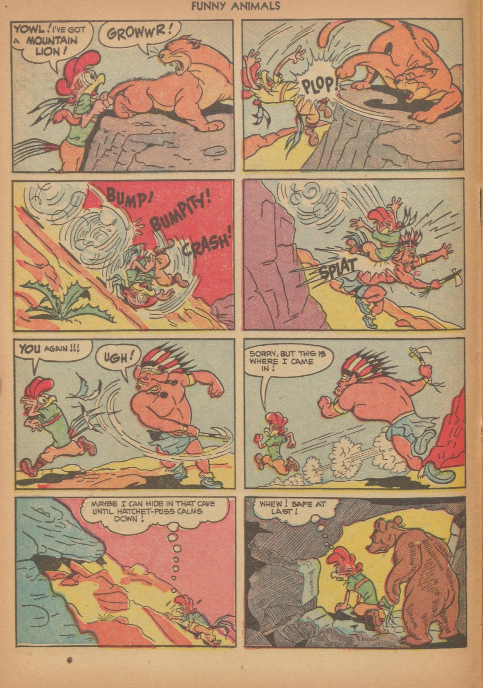 Read online Fawcett's Funny Animals comic -  Issue #75 - 8