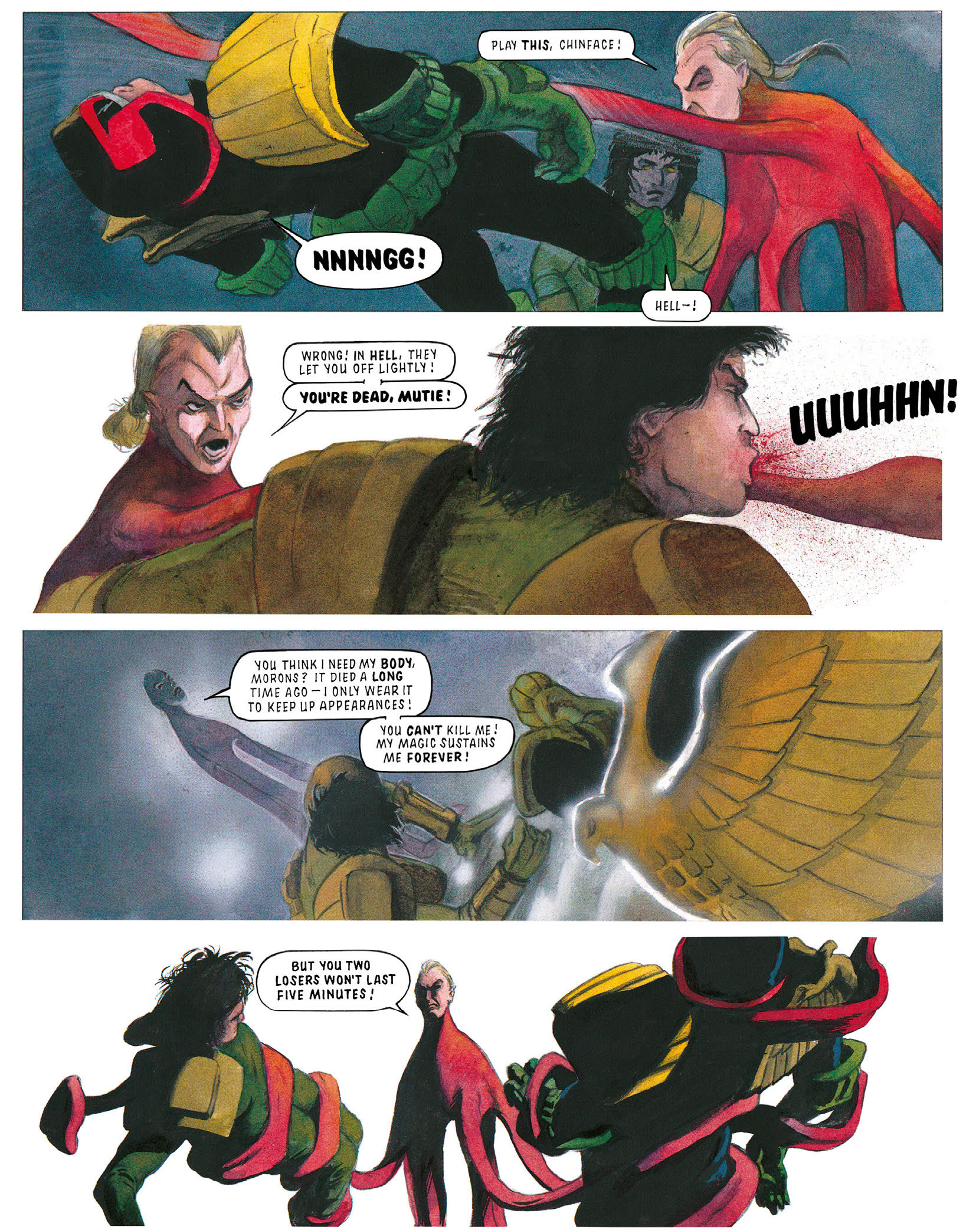 Read online Essential Judge Dredd: Judgement Day comic -  Issue # TPB - 143