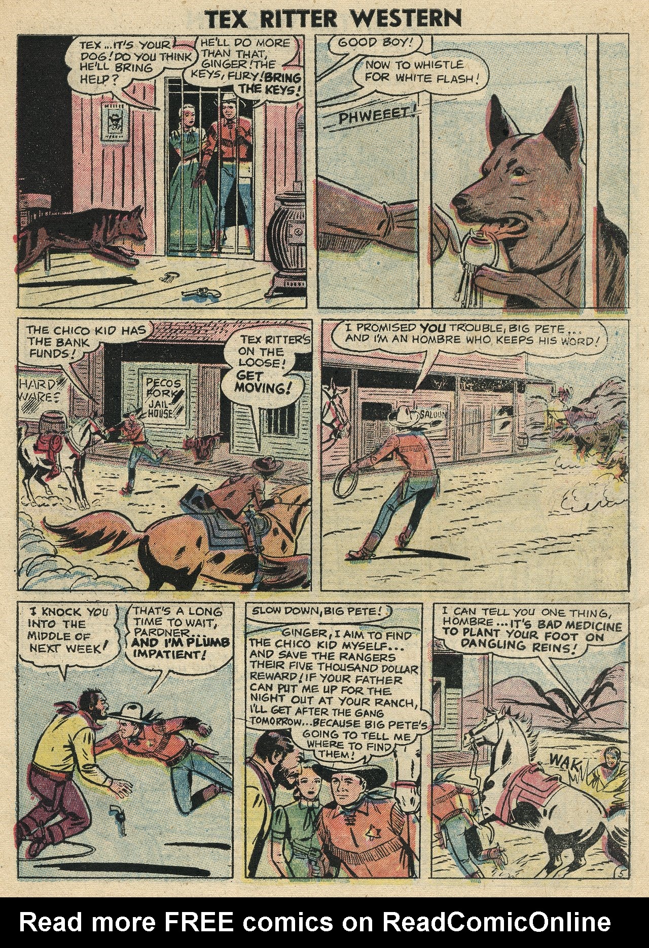 Read online Tex Ritter Western comic -  Issue #32 - 31
