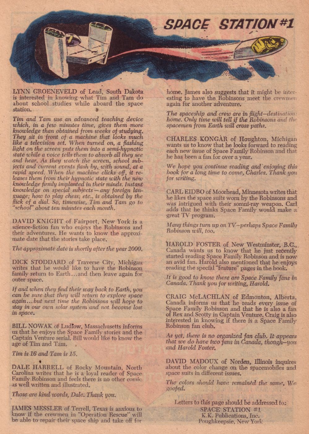 Read online Space Family Robinson comic -  Issue #14 - 27