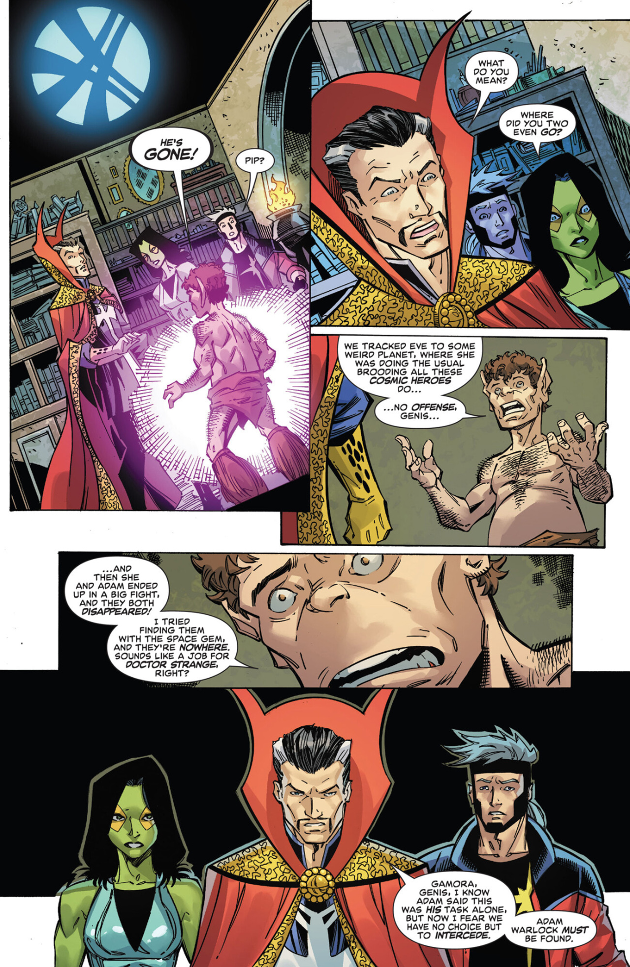 Read online Warlock: Rebirth comic -  Issue #4 - 4