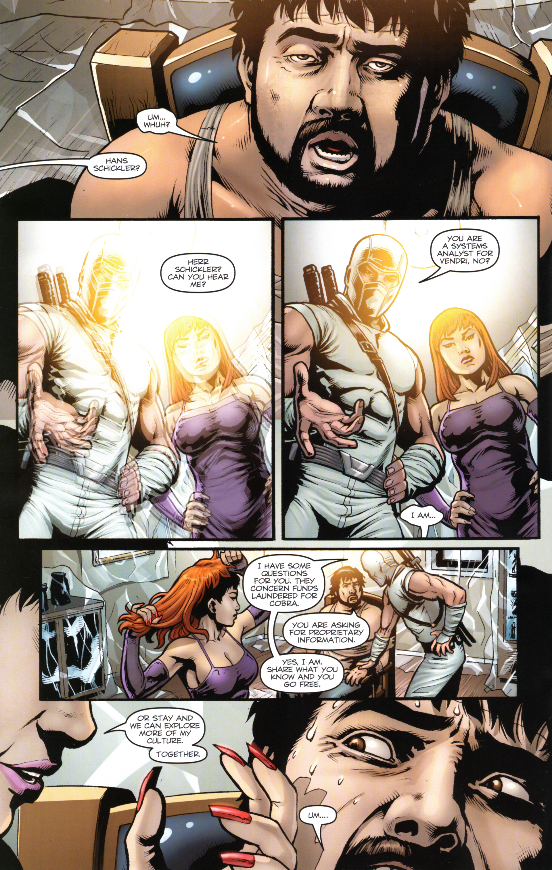 Read online Snake Eyes and Storm Shadow comic -  Issue #17 - 18