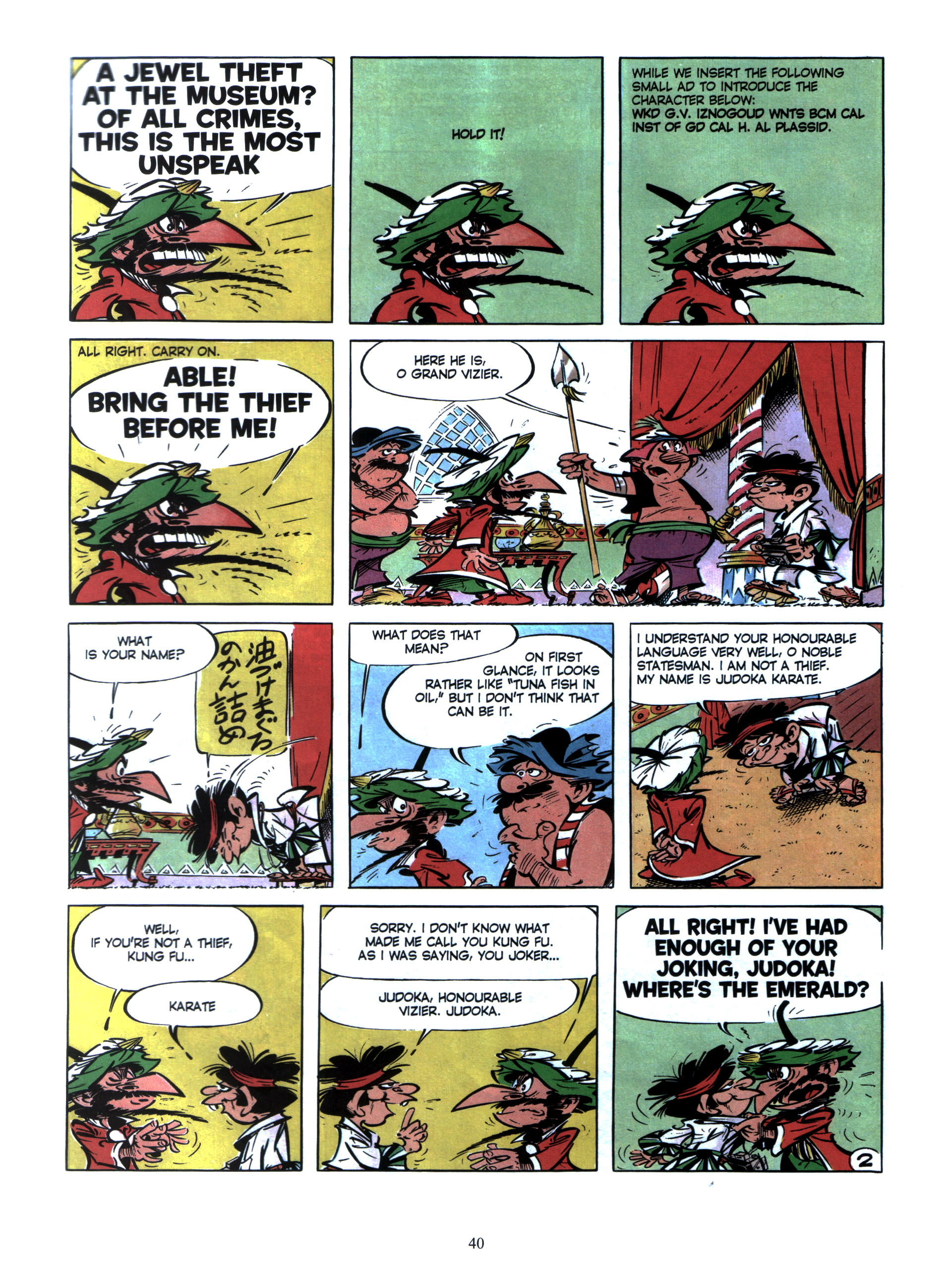 Read online Iznogoud comic -  Issue #6 - 38