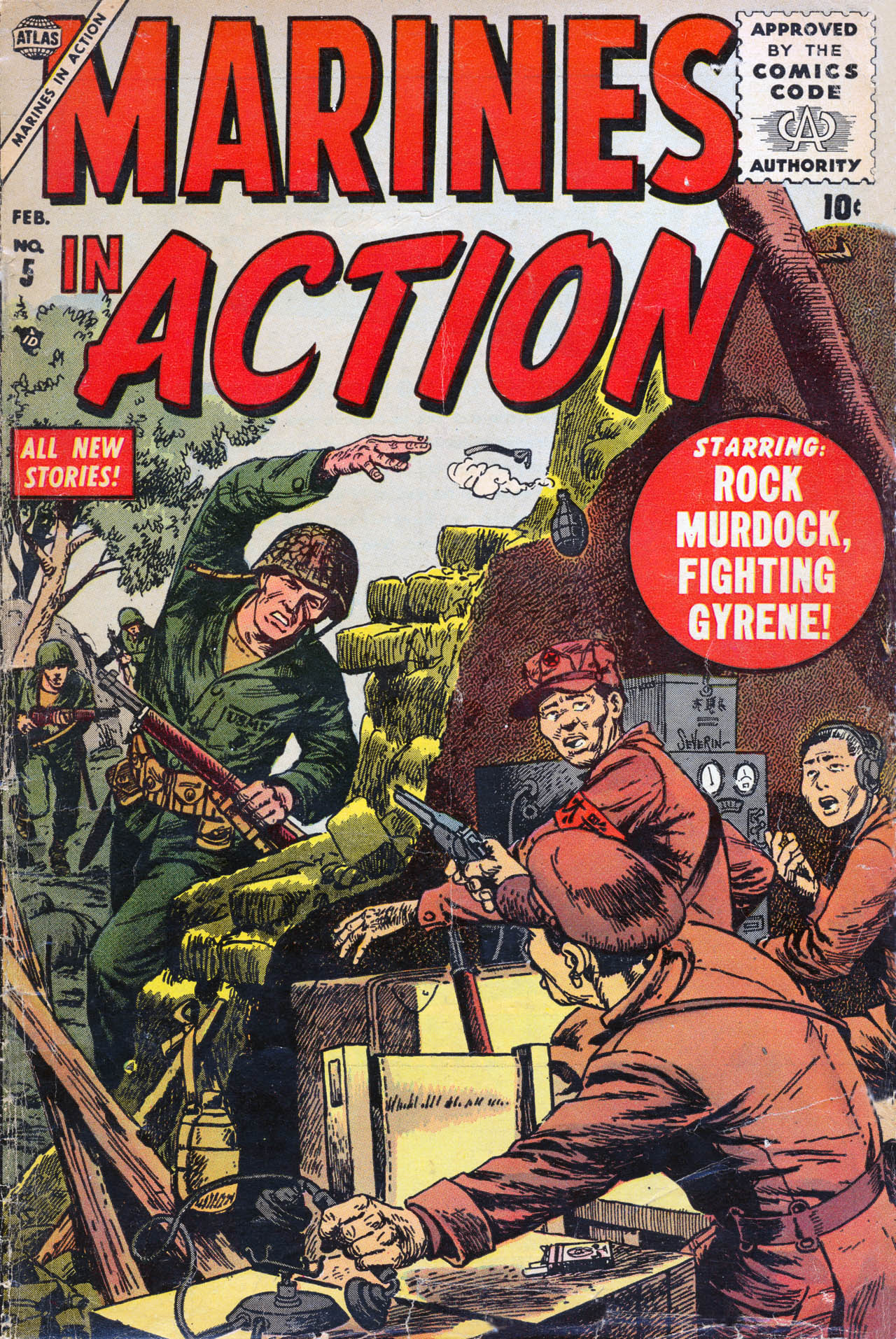 Read online Marines in Action comic -  Issue #5 - 1