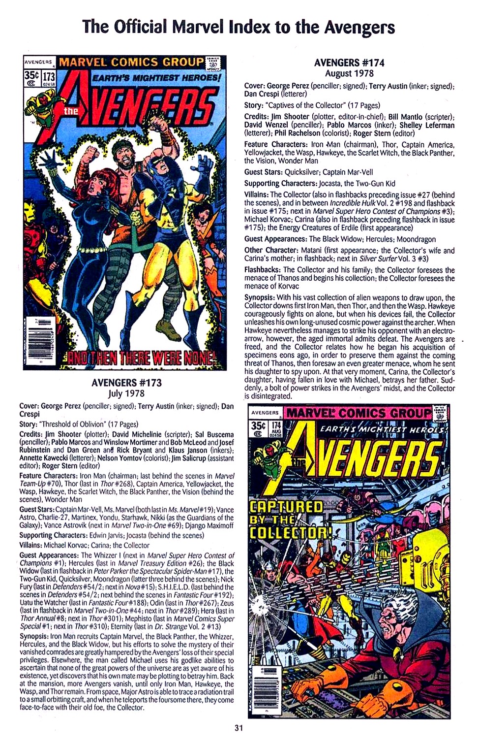 Read online The Official Marvel Index to the Avengers comic -  Issue #3 - 33