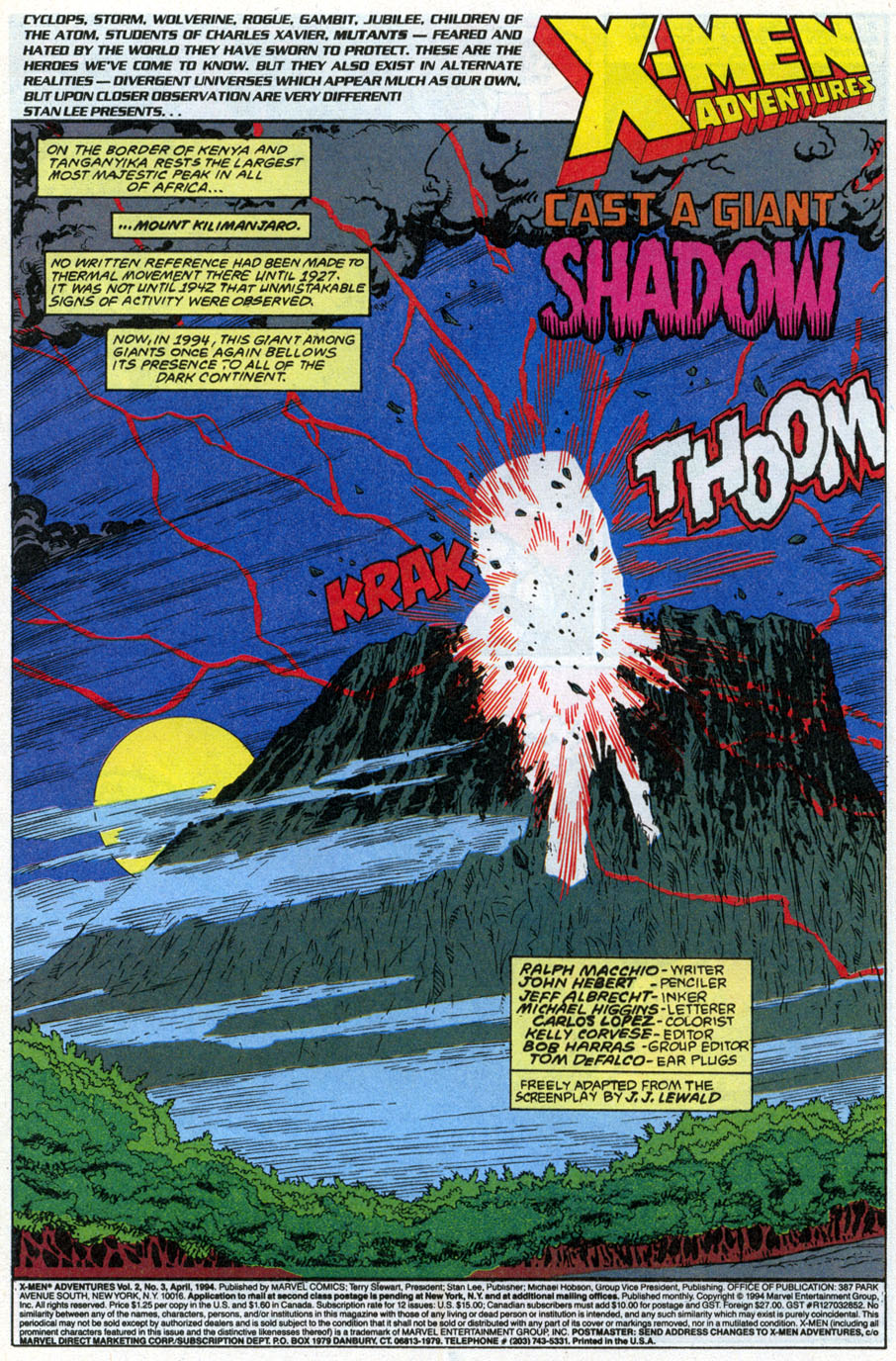 Read online X-Men Adventures (1994) comic -  Issue #3 - 2