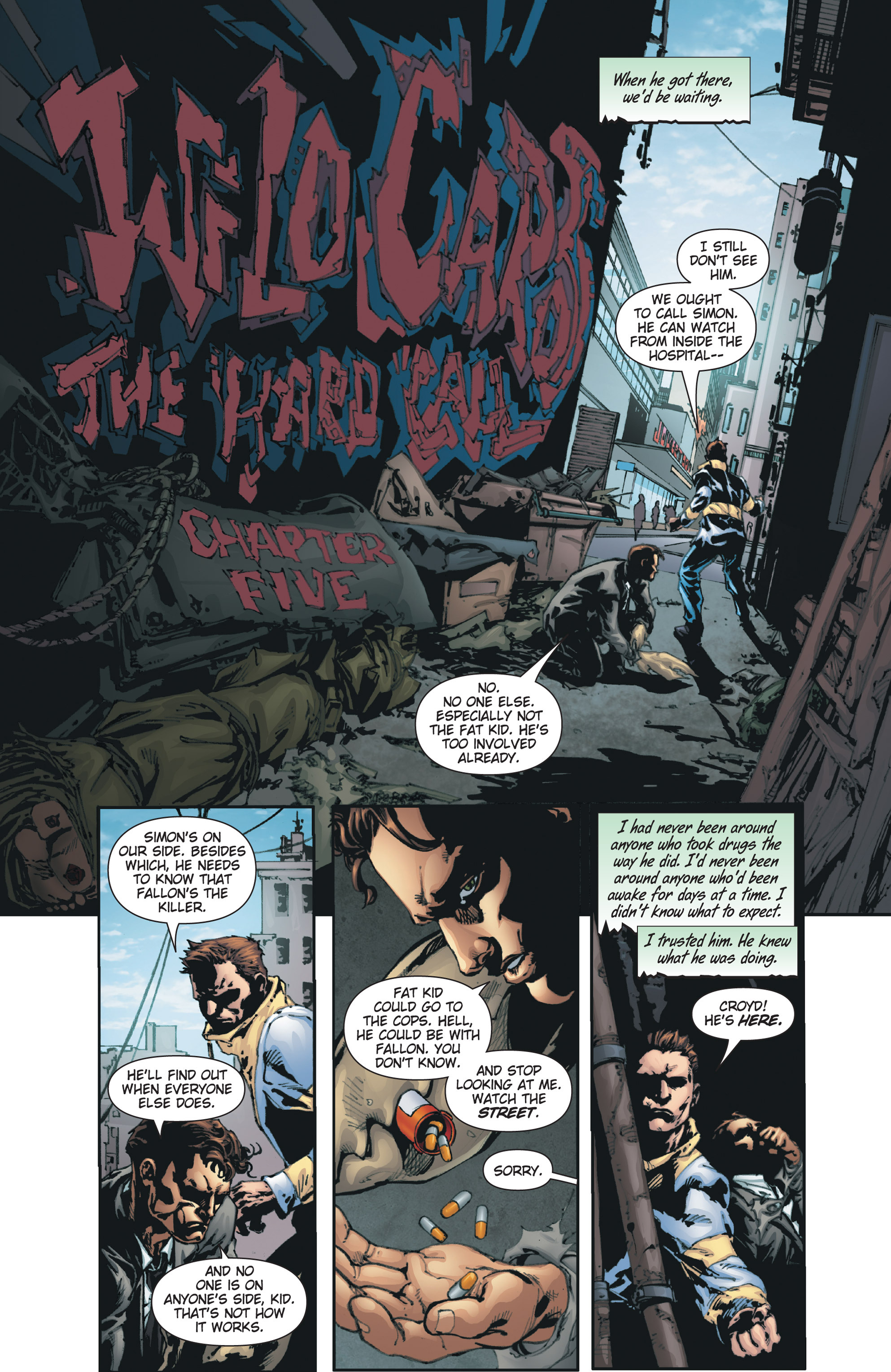 Read online George R.R. Martin's Wild Cards: The Hard Call comic -  Issue # _TPB (Part 2) - 5