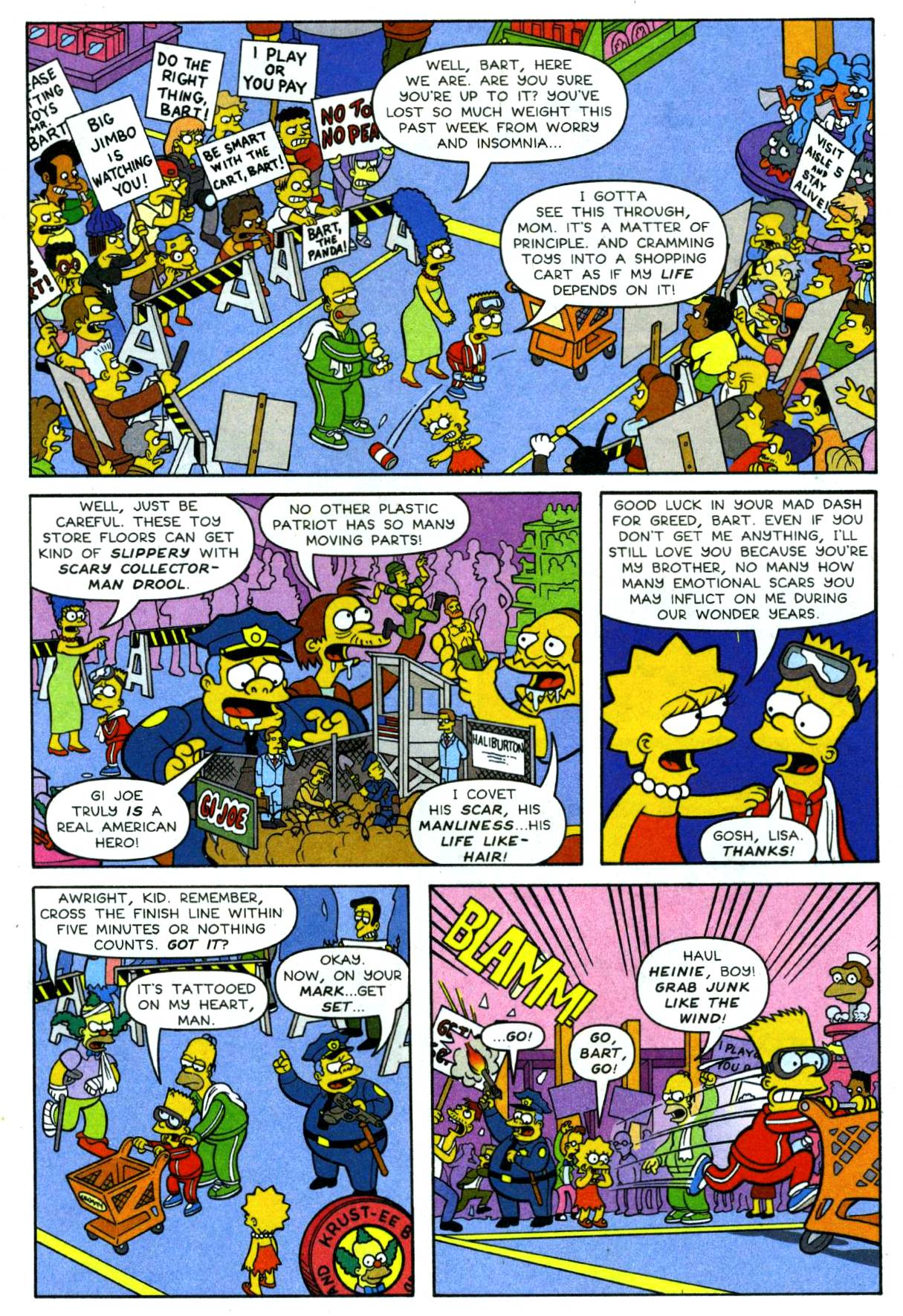 Read online Bongo Comics Free-For-All! comic -  Issue #2007 - 10