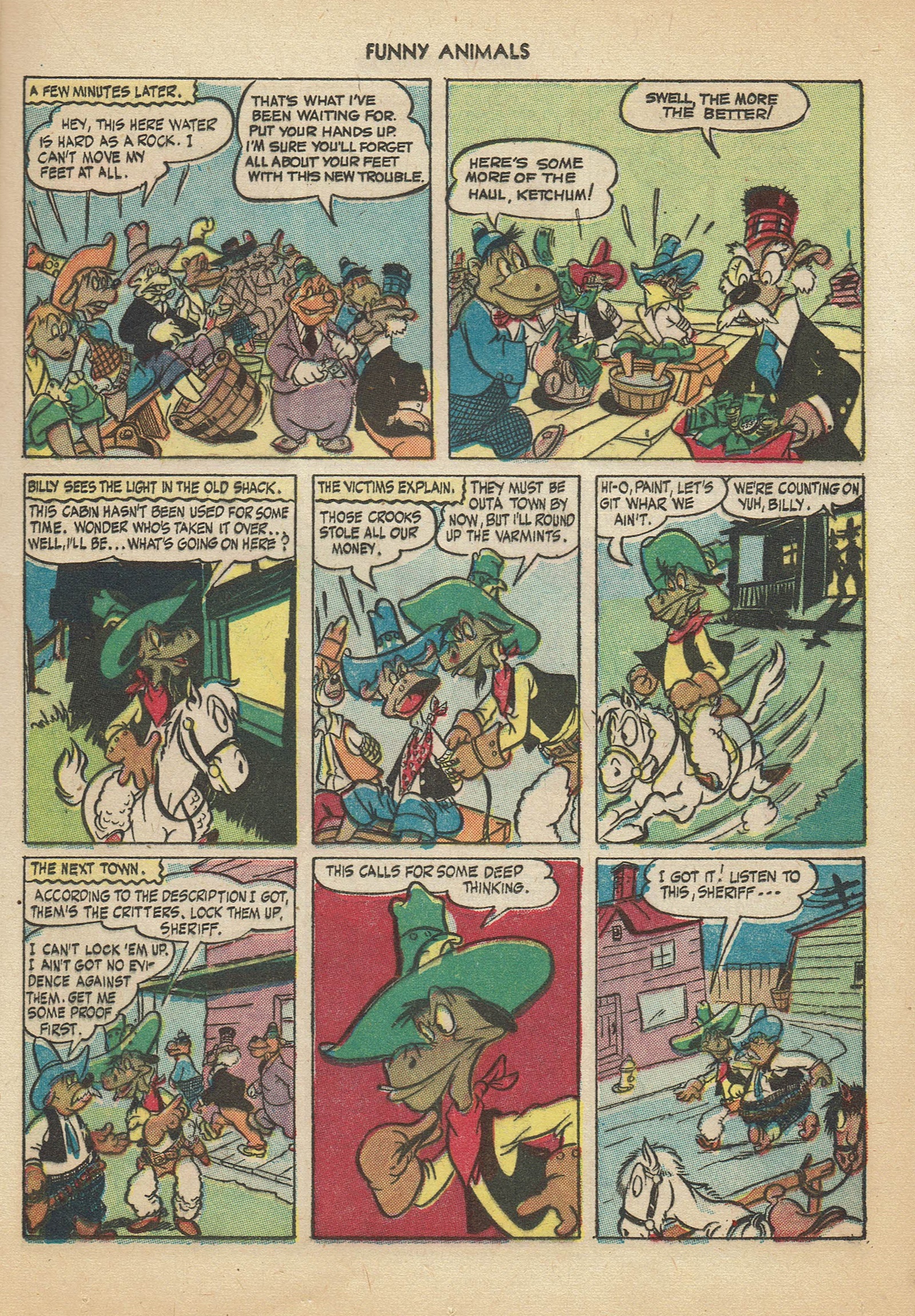 Read online Fawcett's Funny Animals comic -  Issue #25 - 13