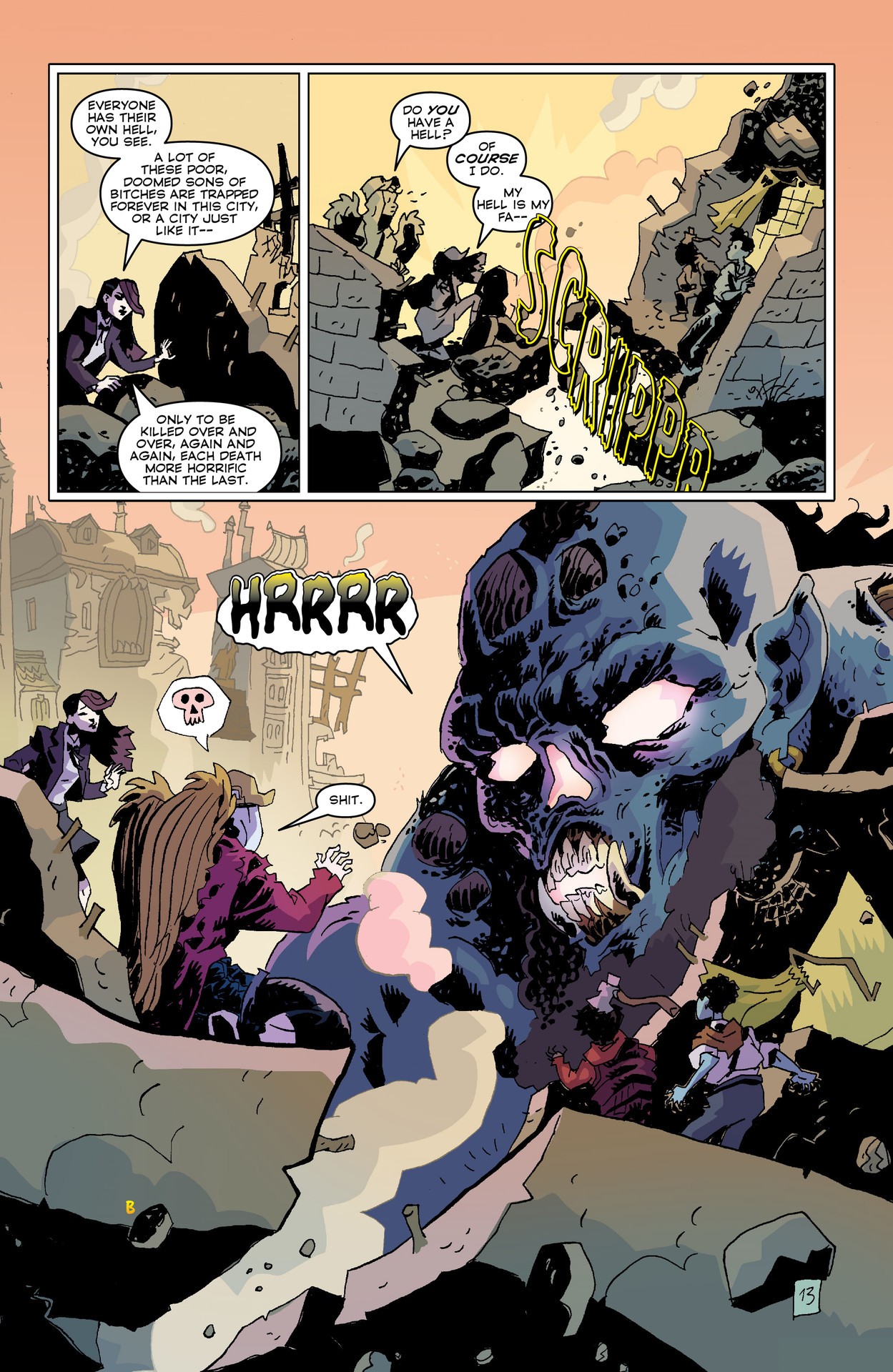 Read online In Hell We Fight! comic -  Issue #4 - 13