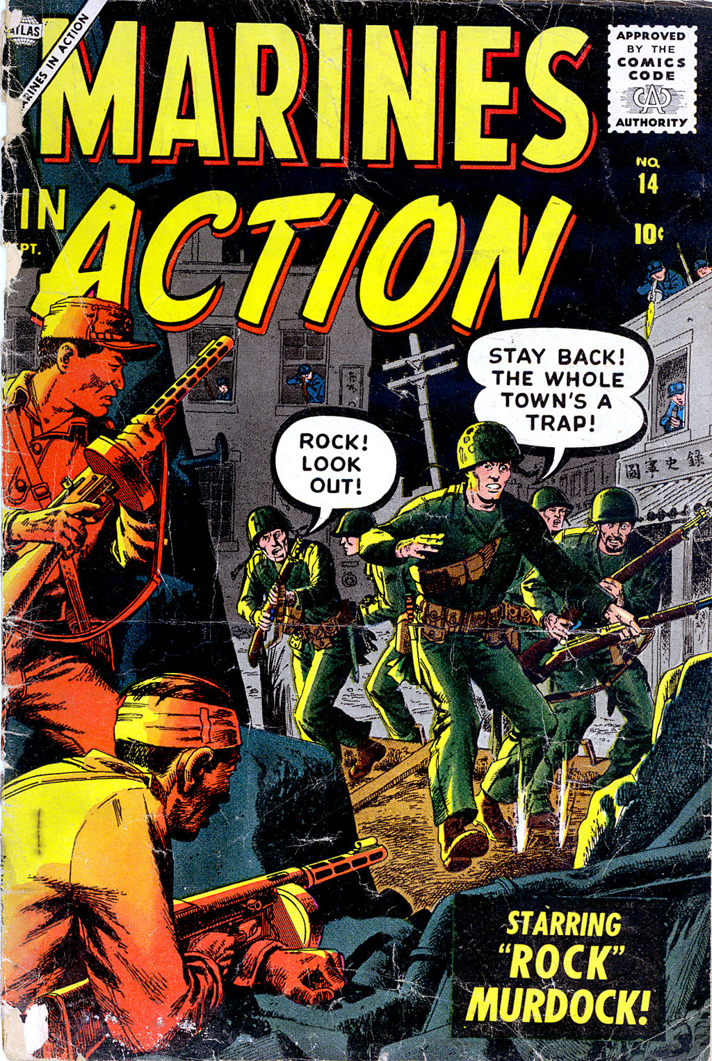 Read online Marines in Action comic -  Issue #14 - 1