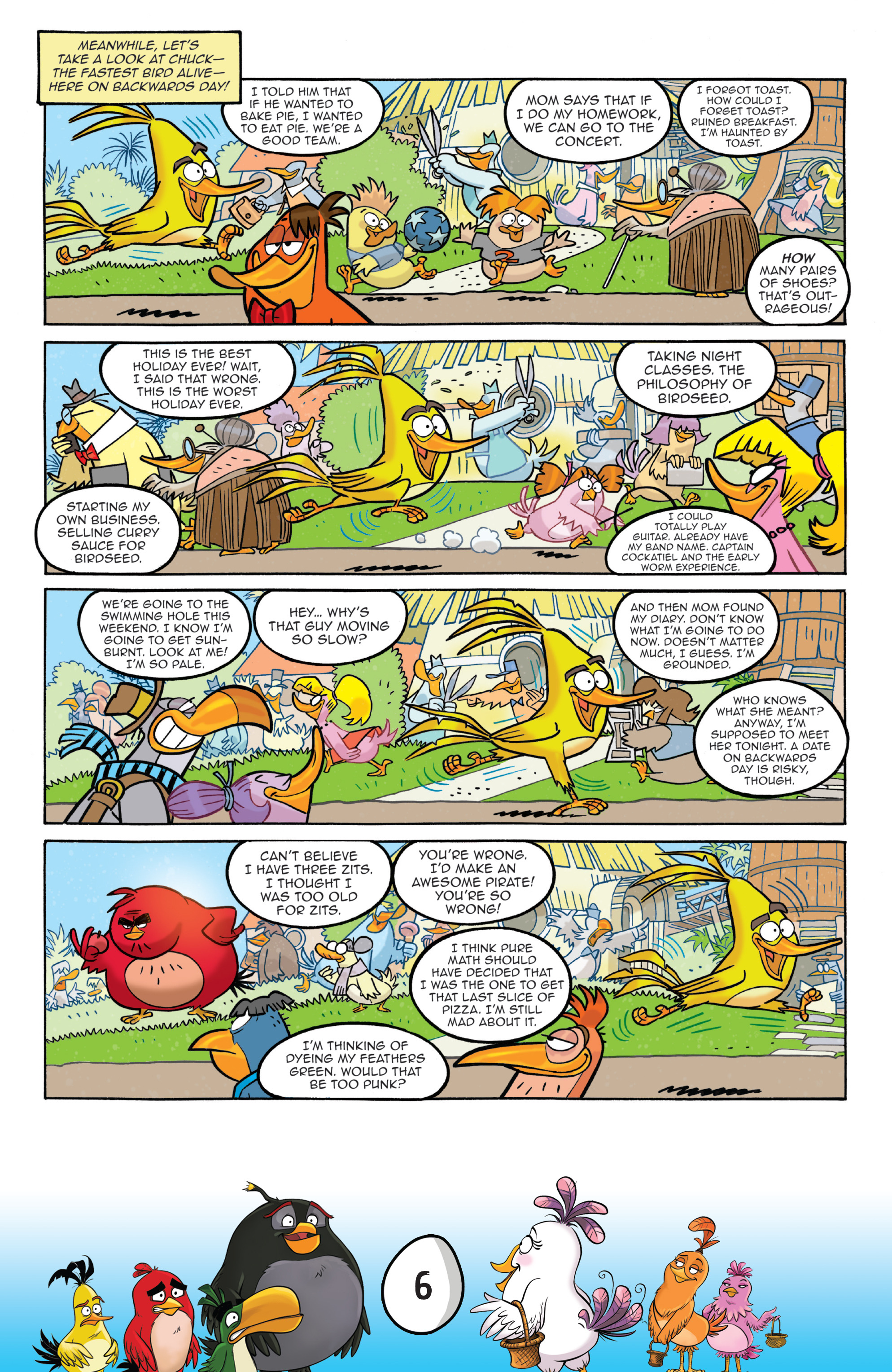 Read online Angry Birds: Flight School comic -  Issue #1 - 8