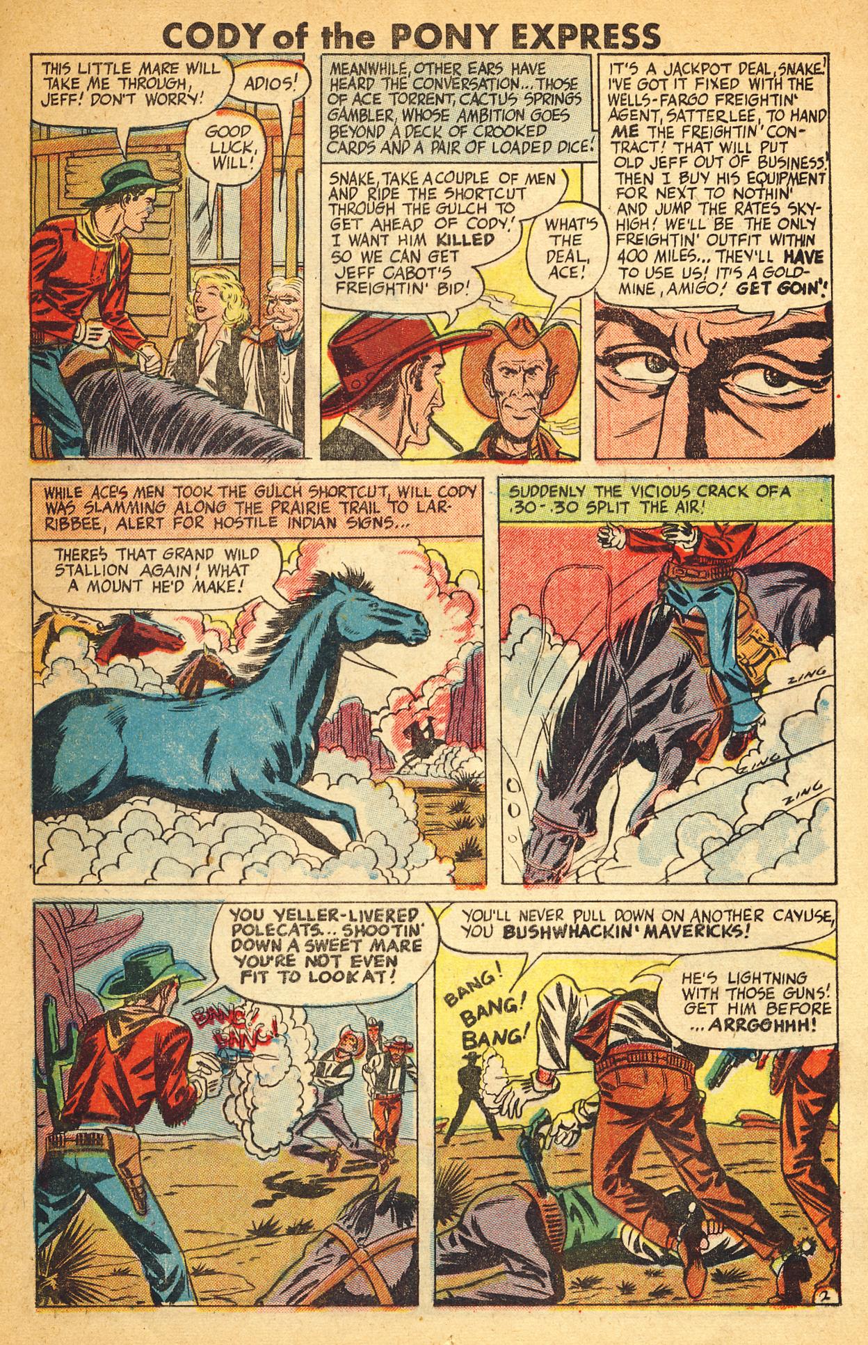 Read online Cody of the Pony Express comic -  Issue # Full - 13