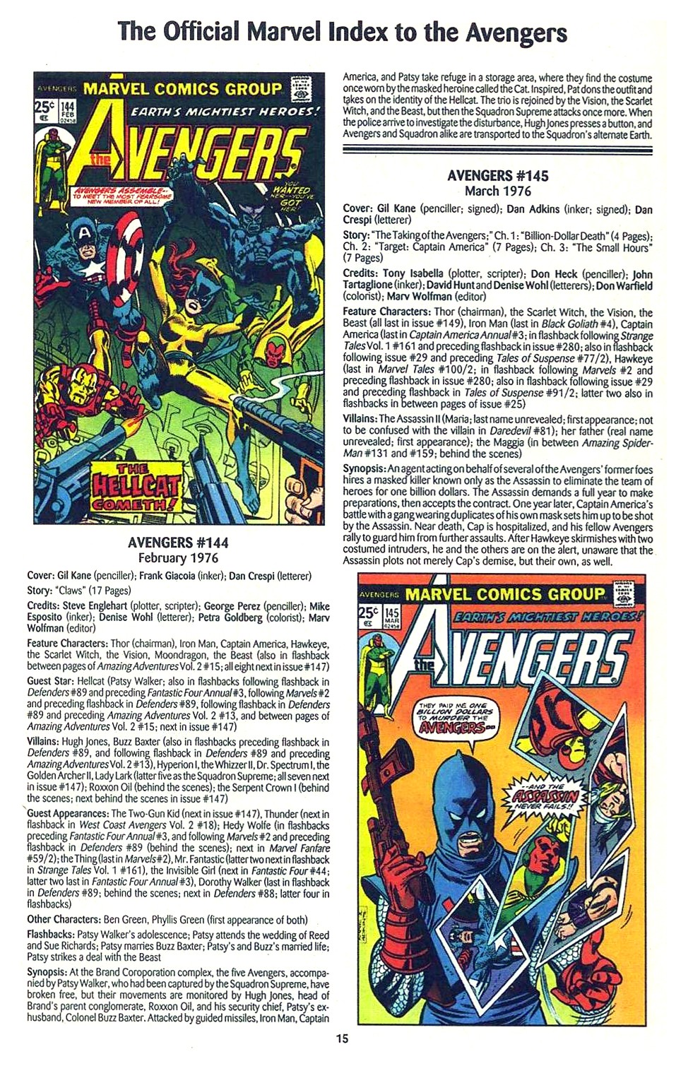 Read online The Official Marvel Index to the Avengers comic -  Issue #3 - 17
