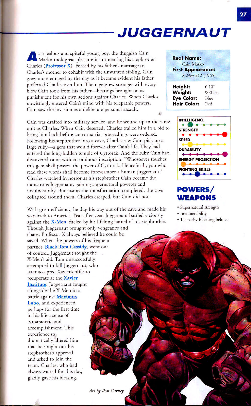 Read online Marvel Encyclopedia comic -  Issue # TPB 2 - 29