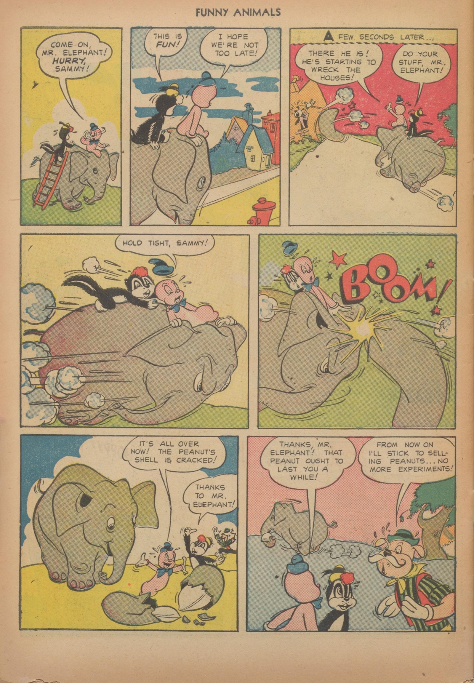 Read online Fawcett's Funny Animals comic -  Issue #66 - 30