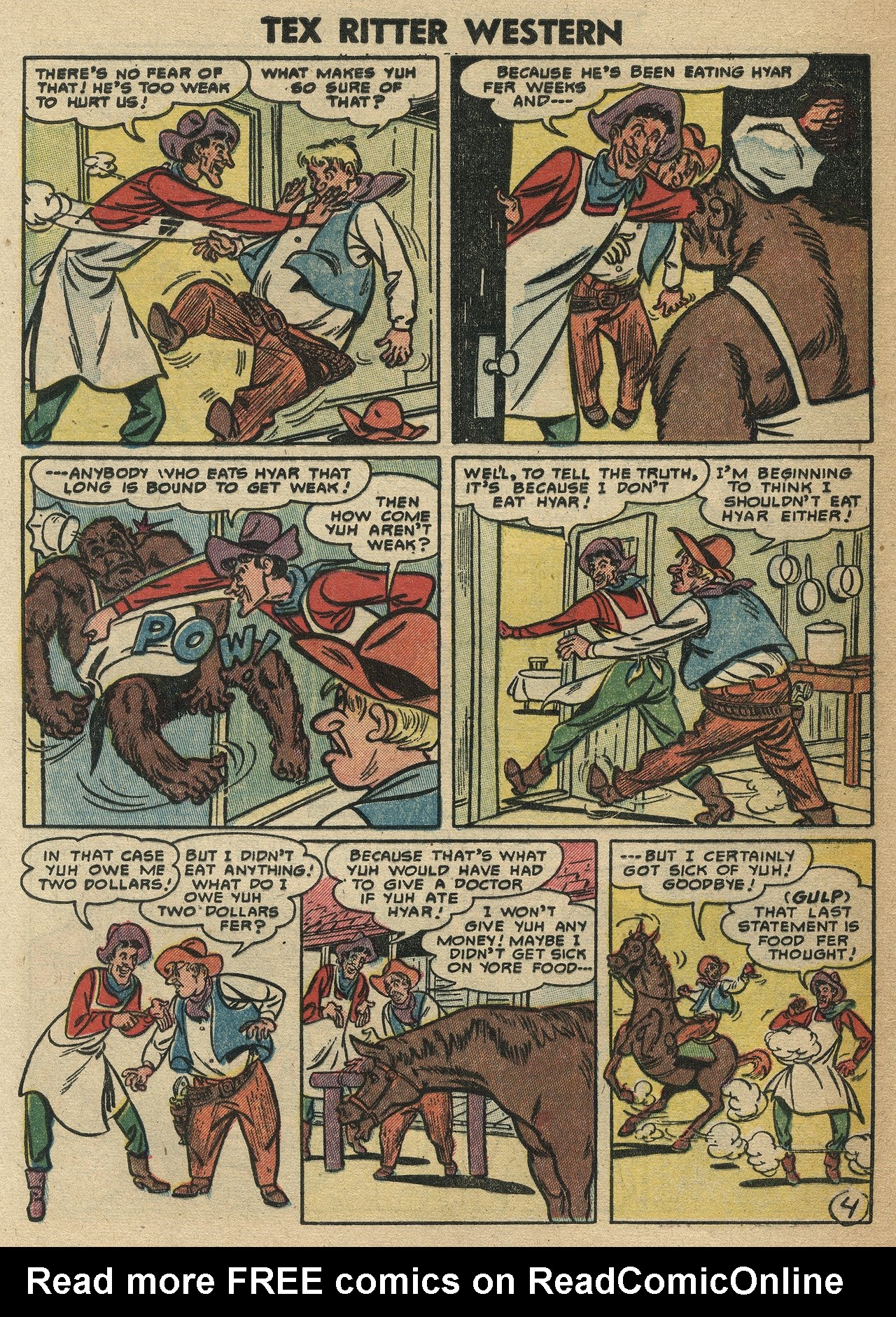 Read online Tex Ritter Western comic -  Issue #21 - 32