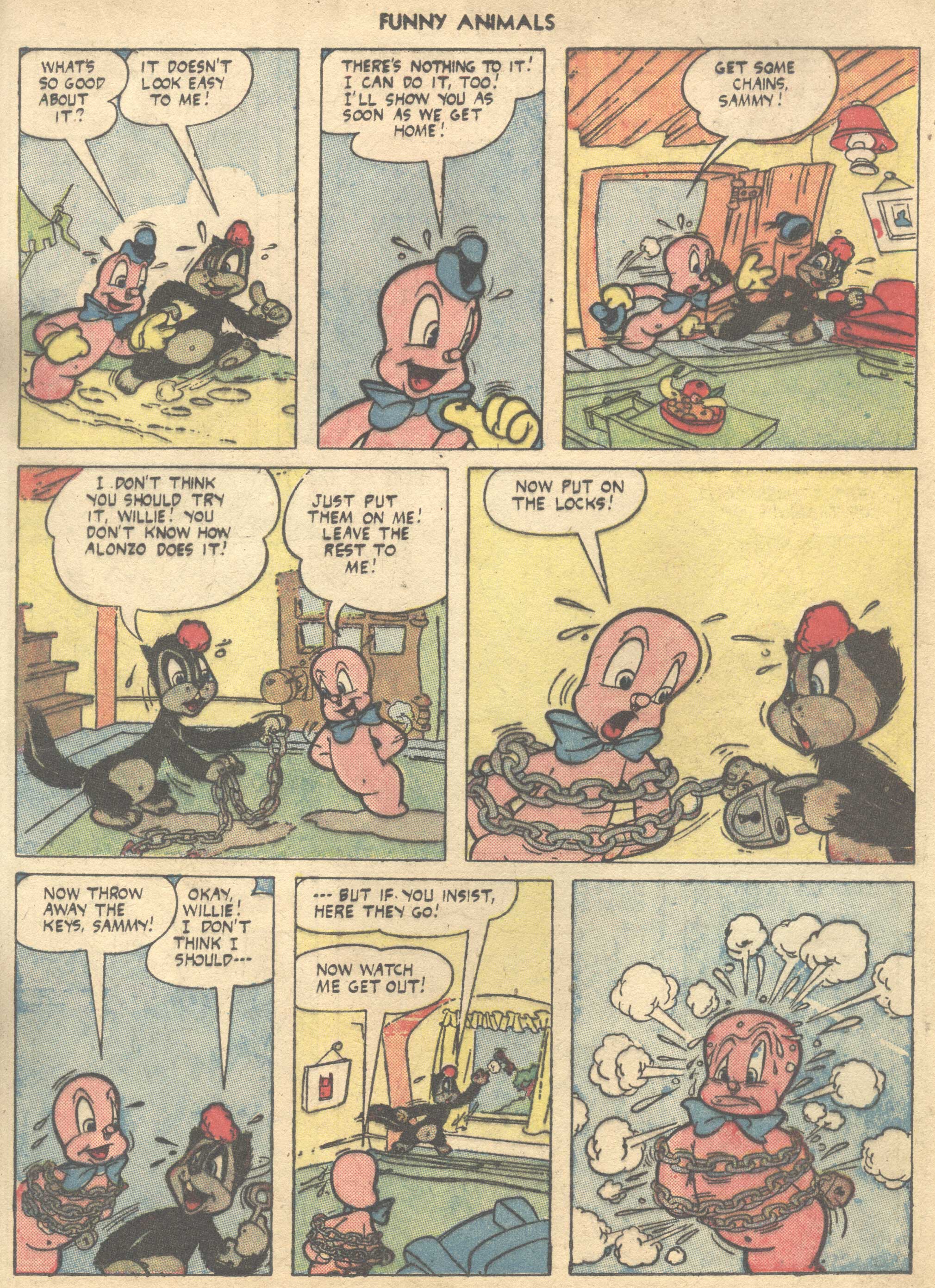 Read online Fawcett's Funny Animals comic -  Issue #37 - 23