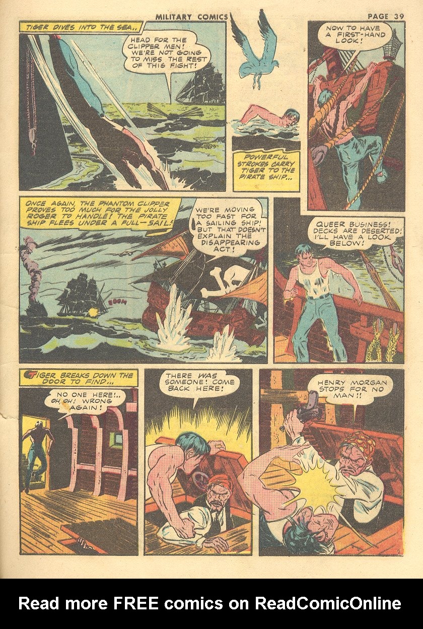 Read online Military Comics comic -  Issue #15 - 39