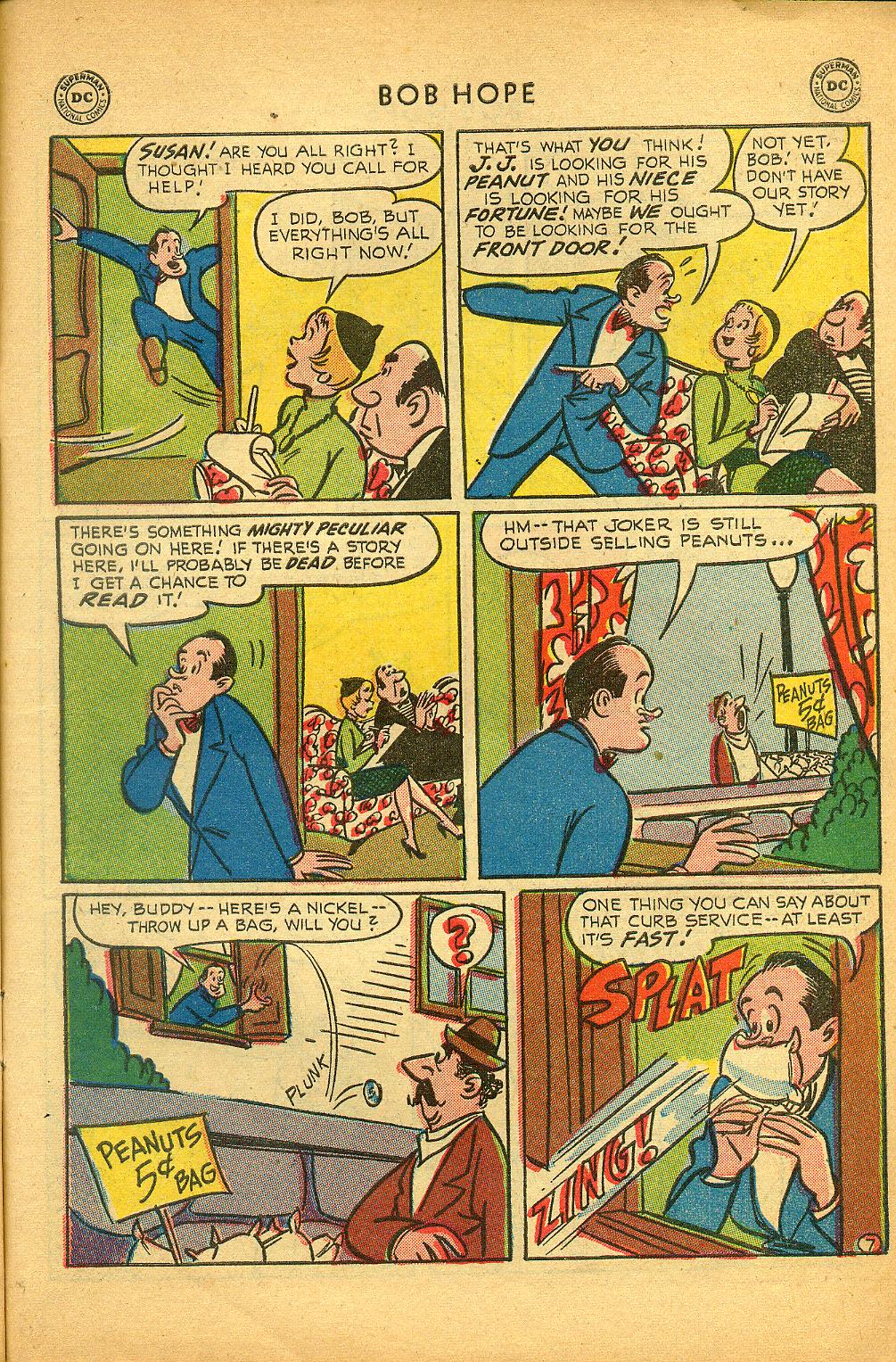 Read online The Adventures of Bob Hope comic -  Issue #28 - 33