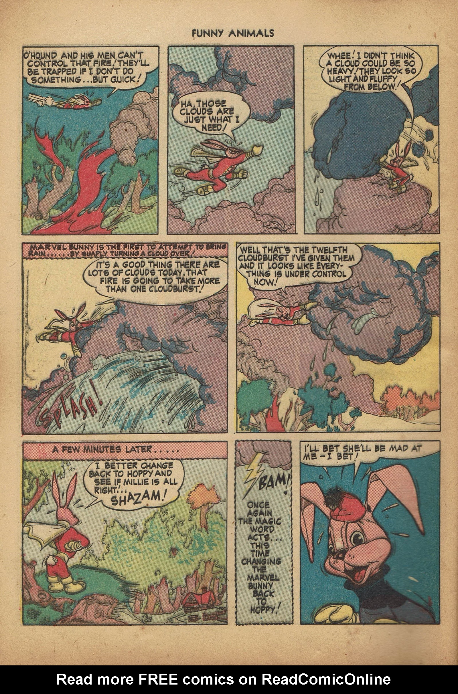 Read online Fawcett's Funny Animals comic -  Issue #22 - 6
