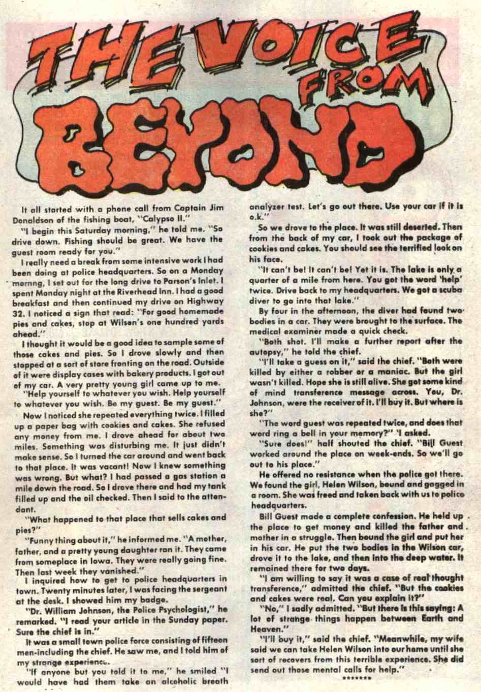 Read online Haunted comic -  Issue #17 - 23