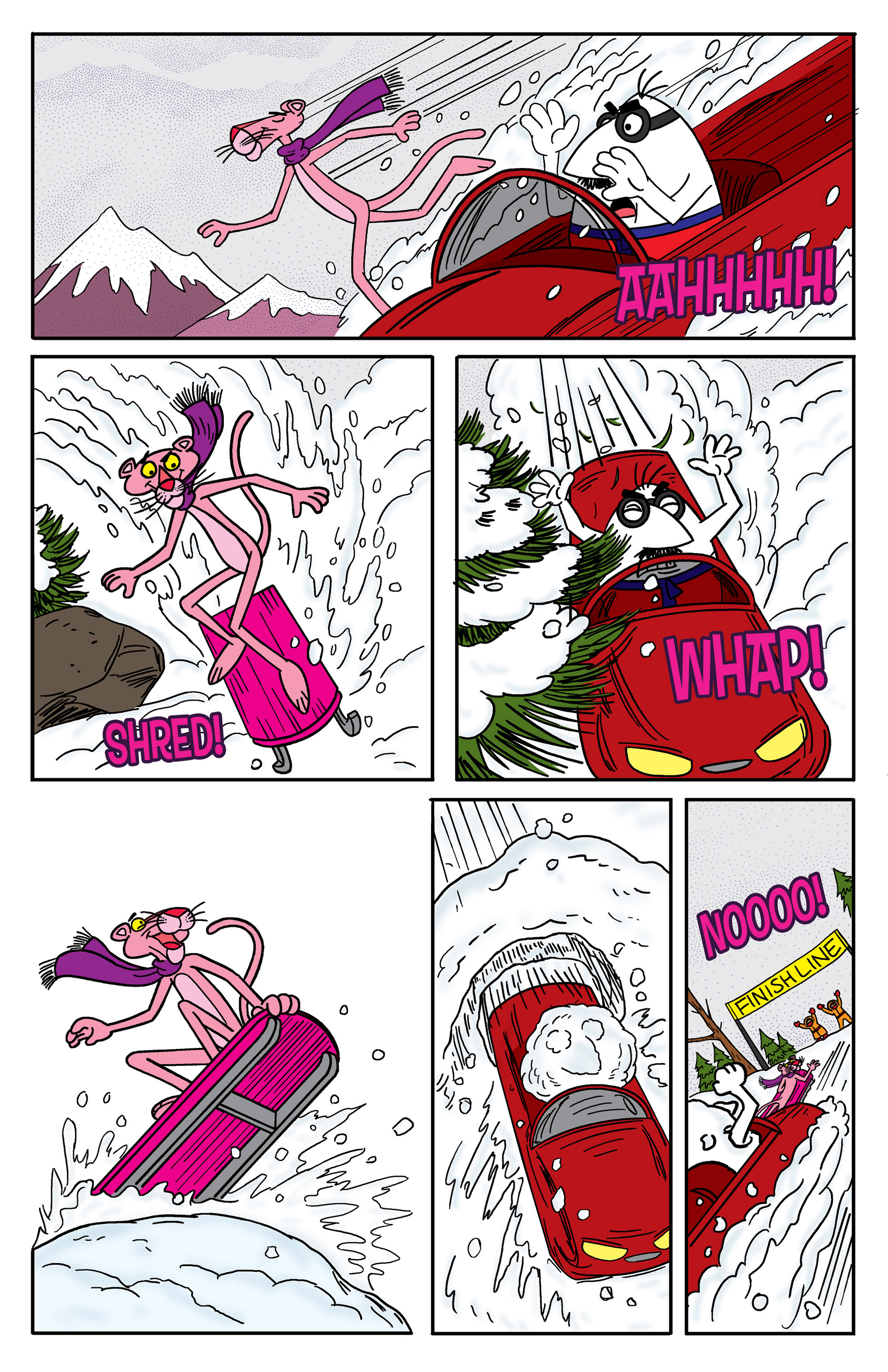 Read online The Pink Panther: Snow Day comic -  Issue # Full - 9