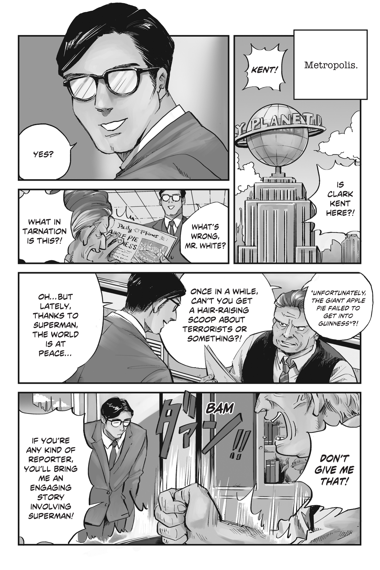 Read online Superman vs. Meshi comic -  Issue #1 - 5