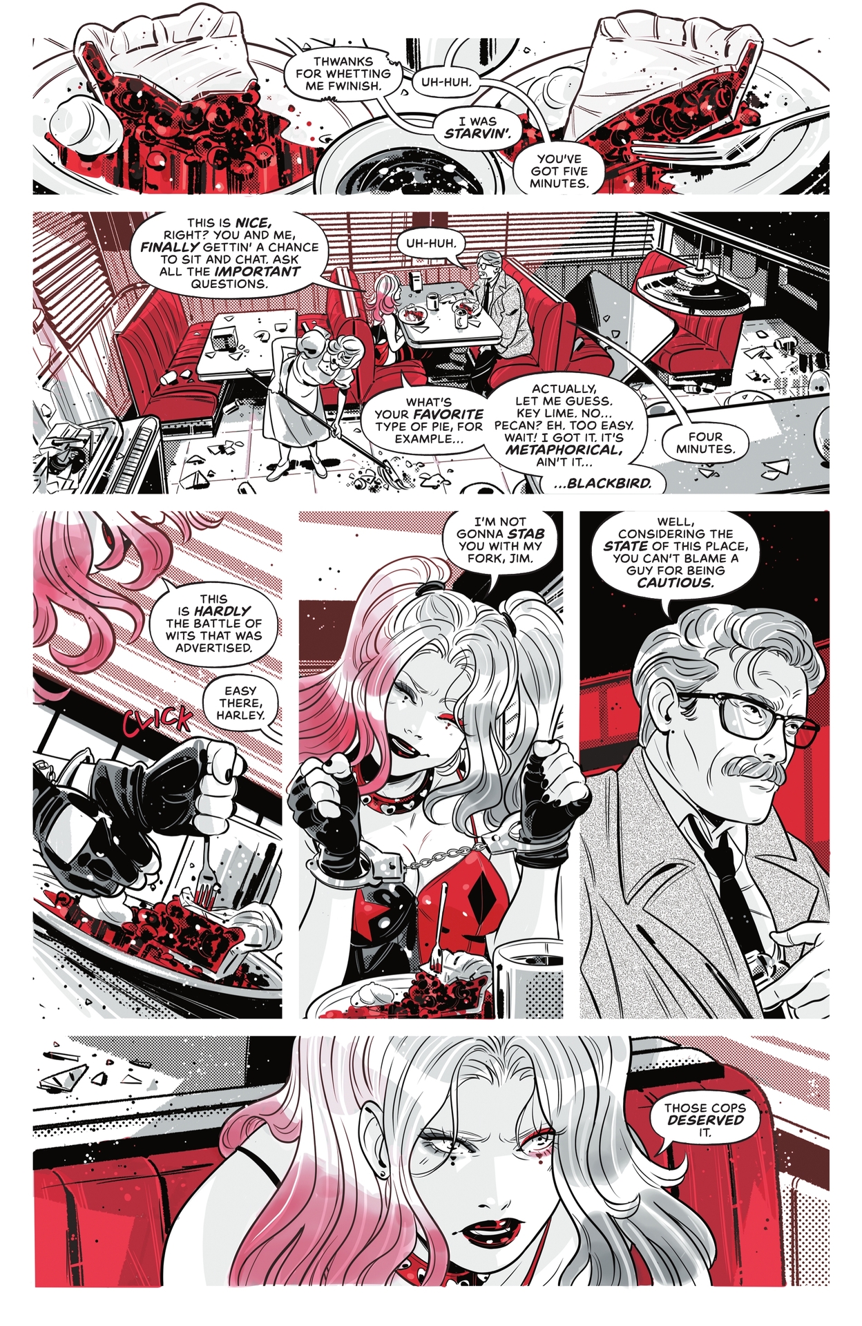 Read online Harley Quinn: Black   White   Redder comic -  Issue #2 - 29