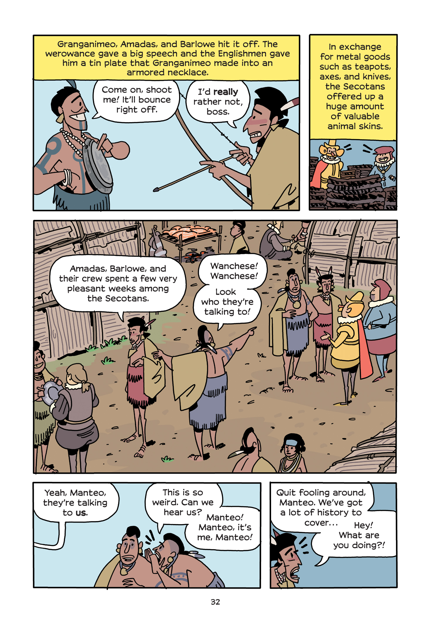 Read online History Comics comic -  Issue # The Roanoke Colony - Americas First Mystery - 40