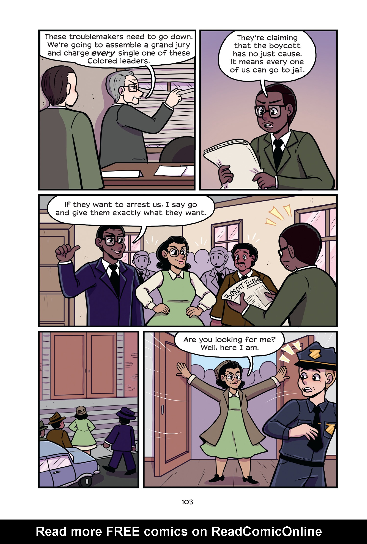 Read online History Comics comic -  Issue # Rosa Parks & Claudette Colvin - Civil Rights Heroes - 108