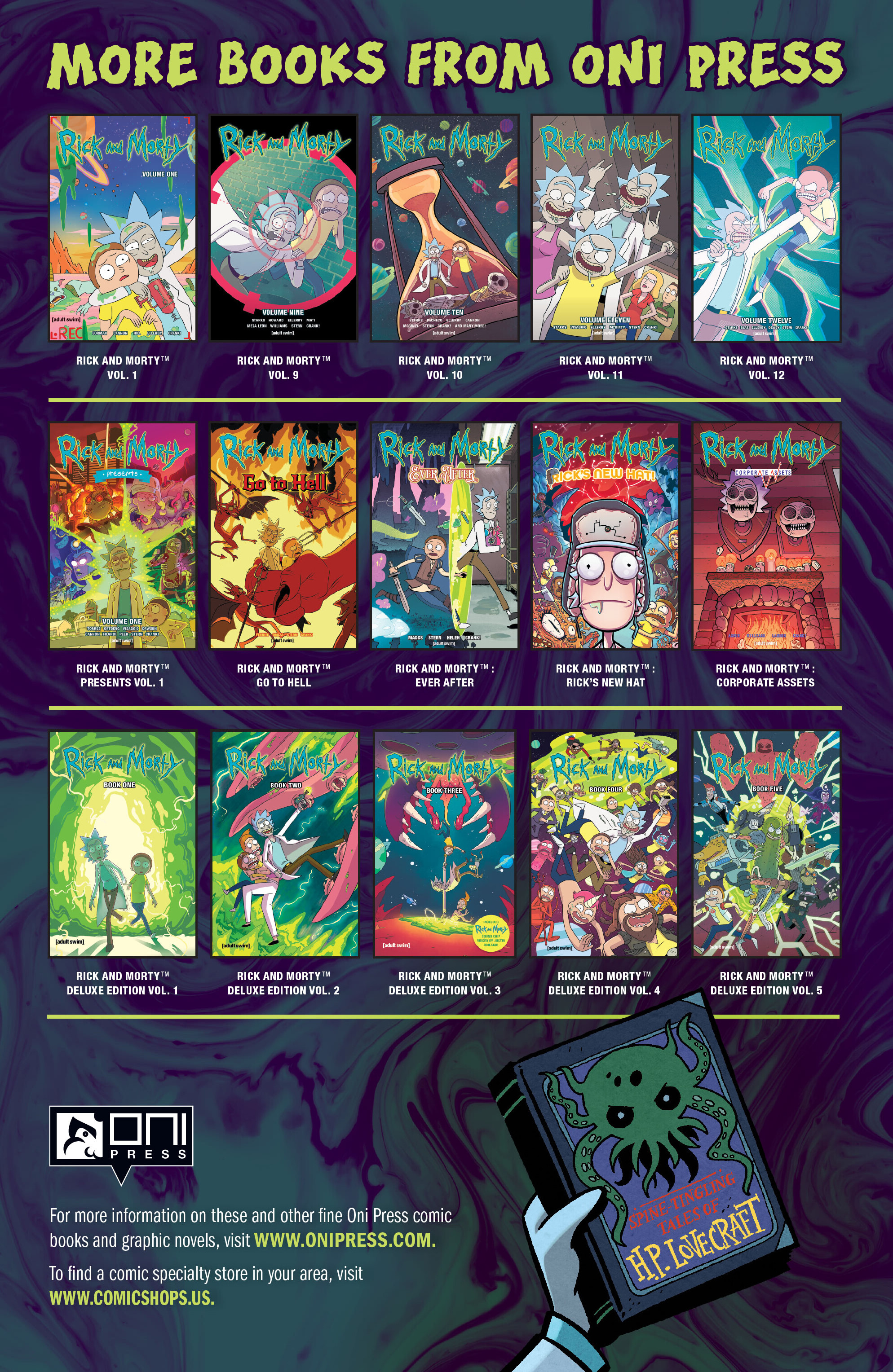 Read online Rick and Morty: vs. Cthulhu comic -  Issue # TPB - 124