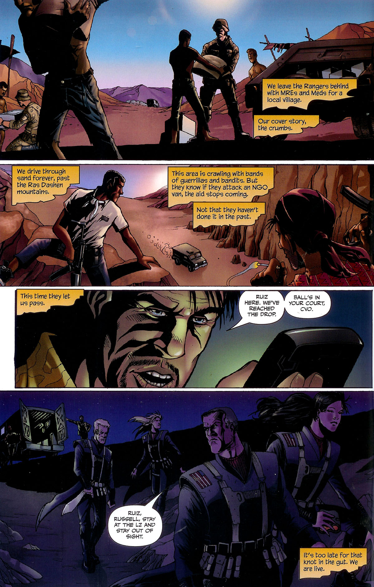 Read online CVO: Covert Vampiric Operations - African Blood comic -  Issue #2 - 6