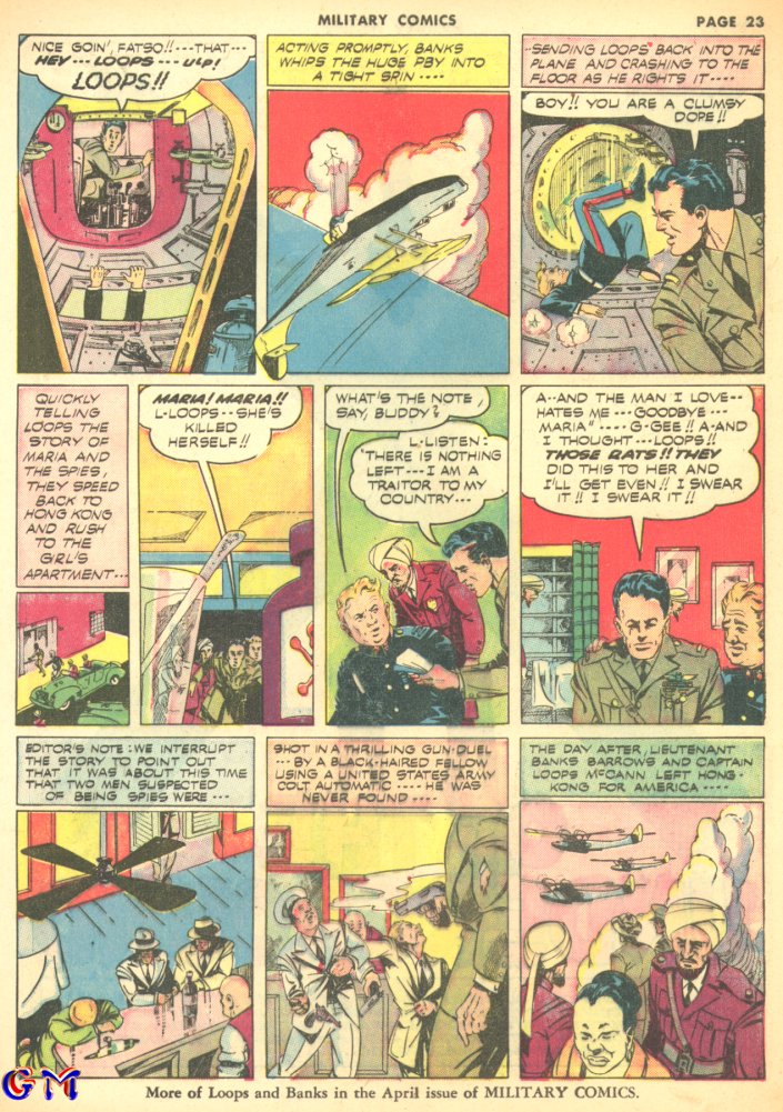 Read online Military Comics comic -  Issue #8 - 25