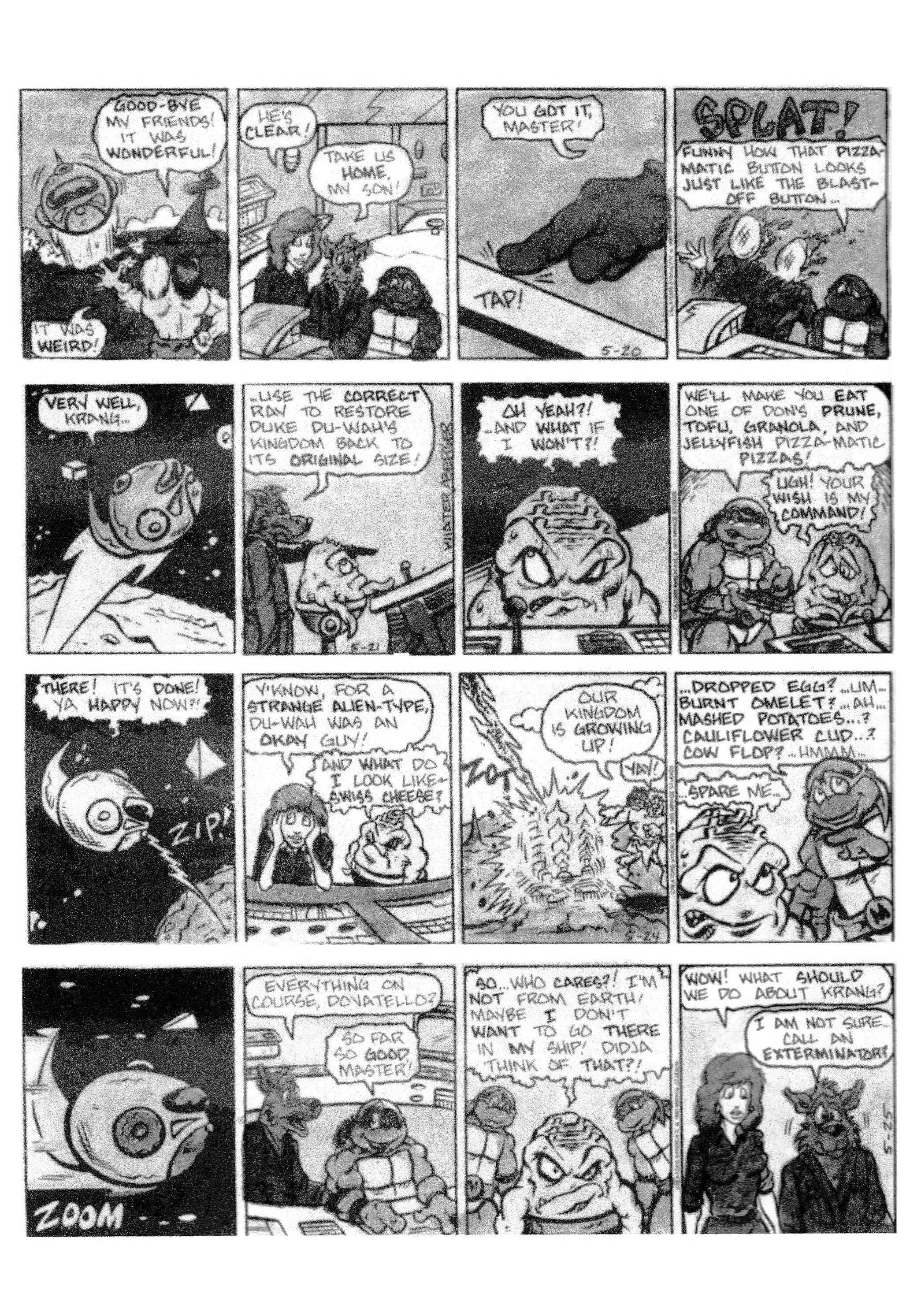 Read online Teenage Mutant Ninja Turtles: Complete Newspaper Daily Comic Strip Collection comic -  Issue # TPB 2 (Part 2) - 77