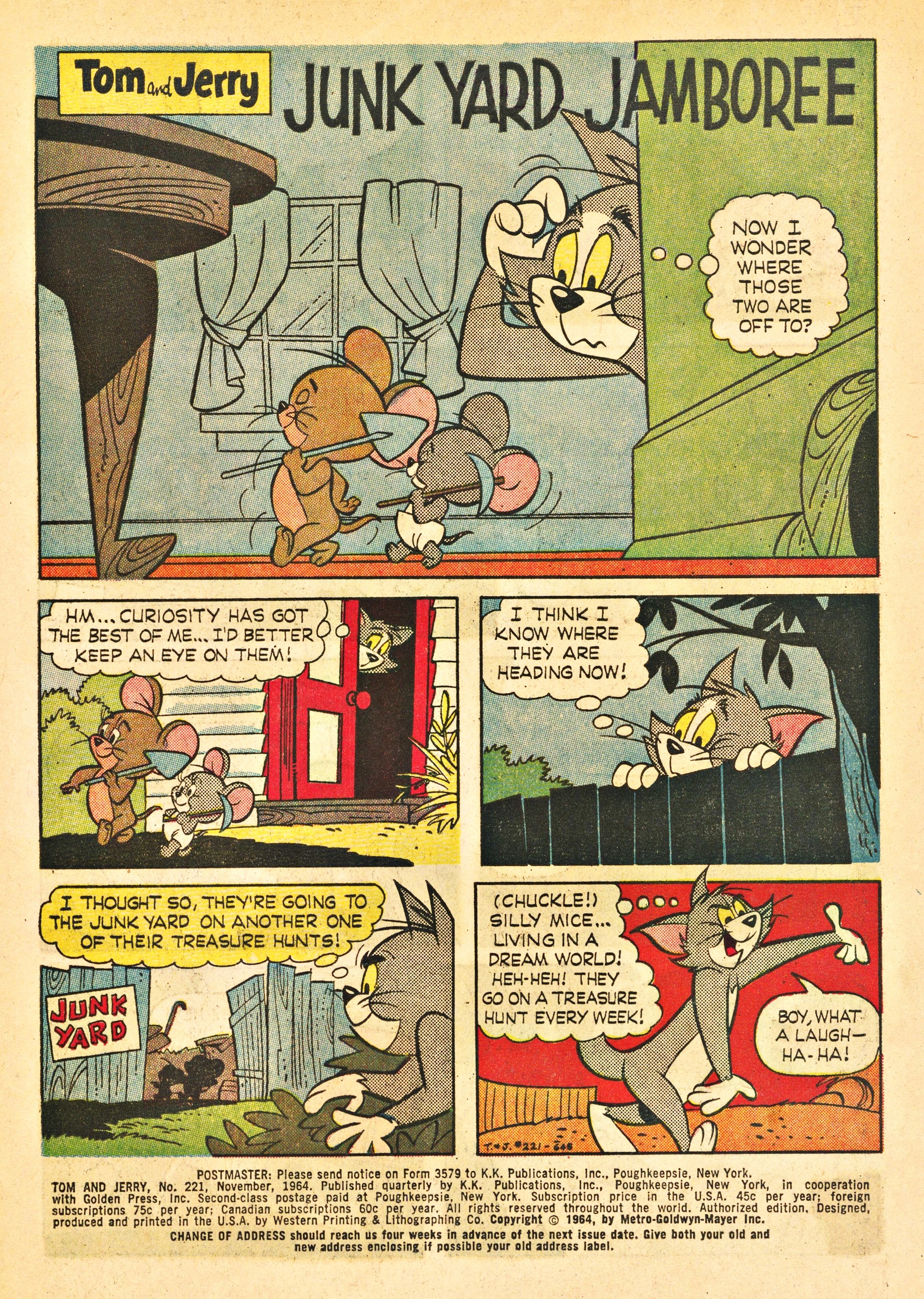 Read online Tom and Jerry comic -  Issue #221 - 3