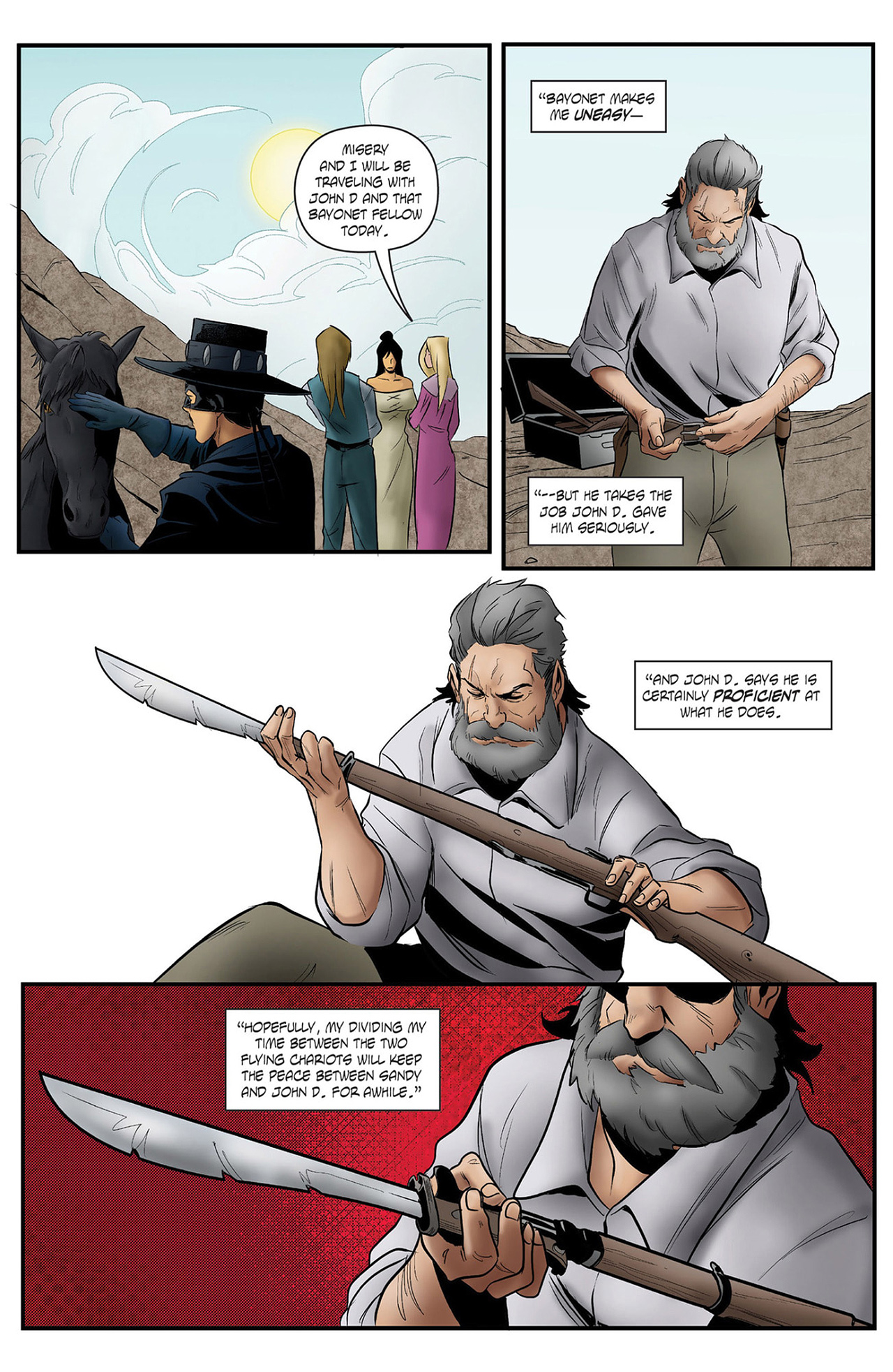 Read online Zorro Flights comic -  Issue #3 - 7