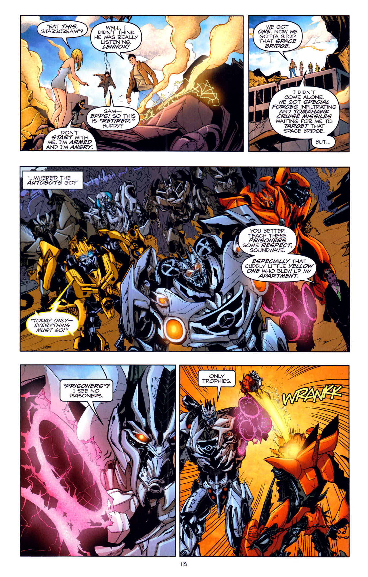 Read online Transformers: Dark of the Moon Movie Adaptation comic -  Issue #4 - 15