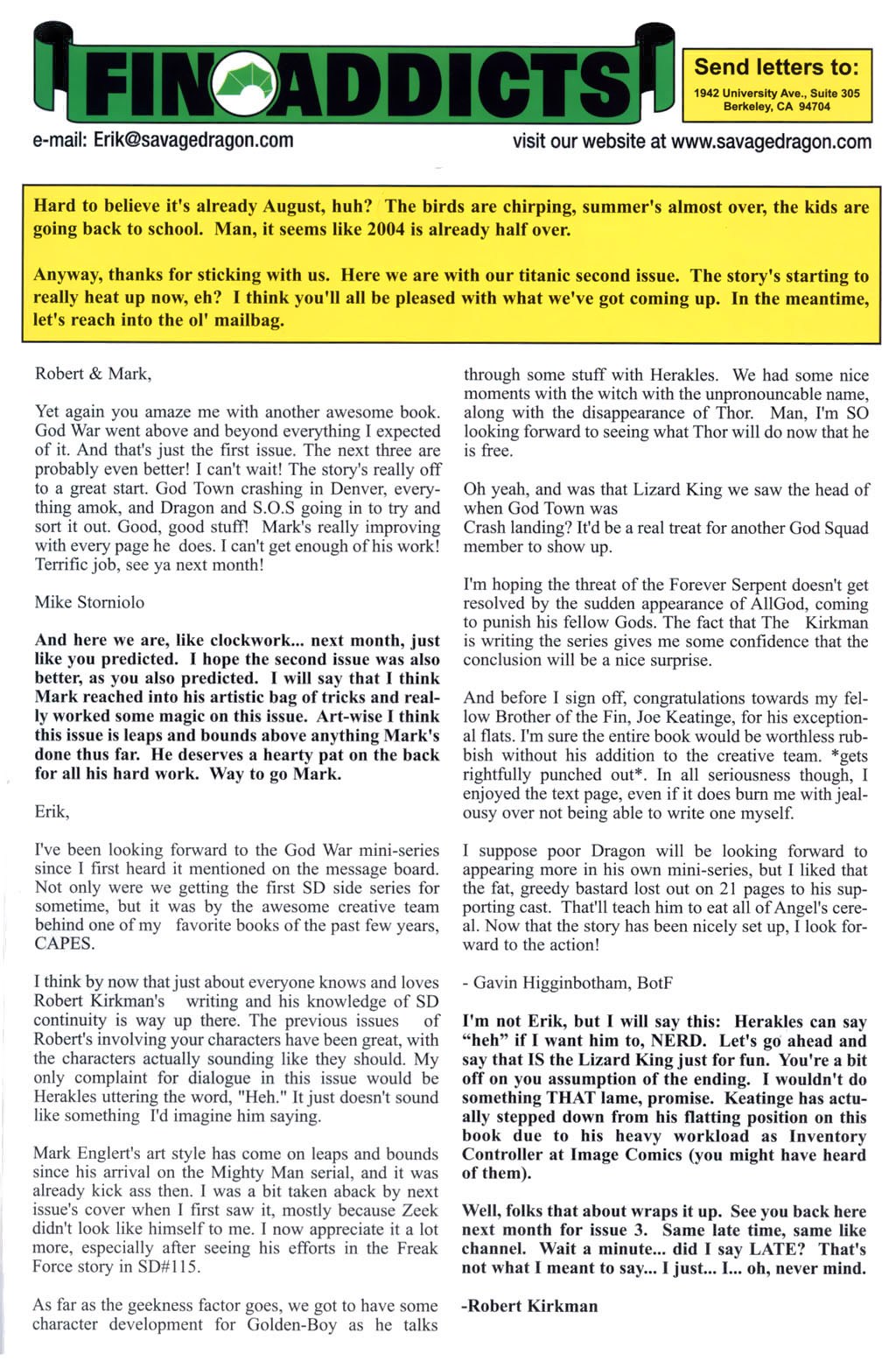 Read online Savage Dragon: God War comic -  Issue #2 - 23