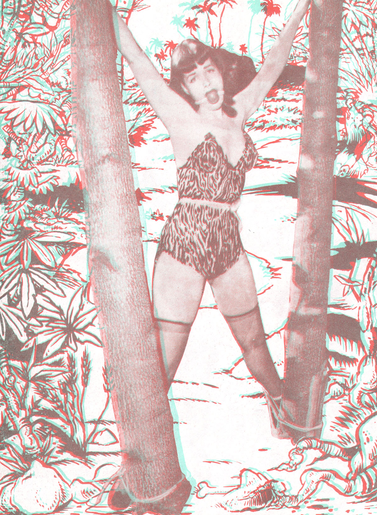 Read online Betty Page Captured Jungle Girl 3-D comic -  Issue # Full - 6