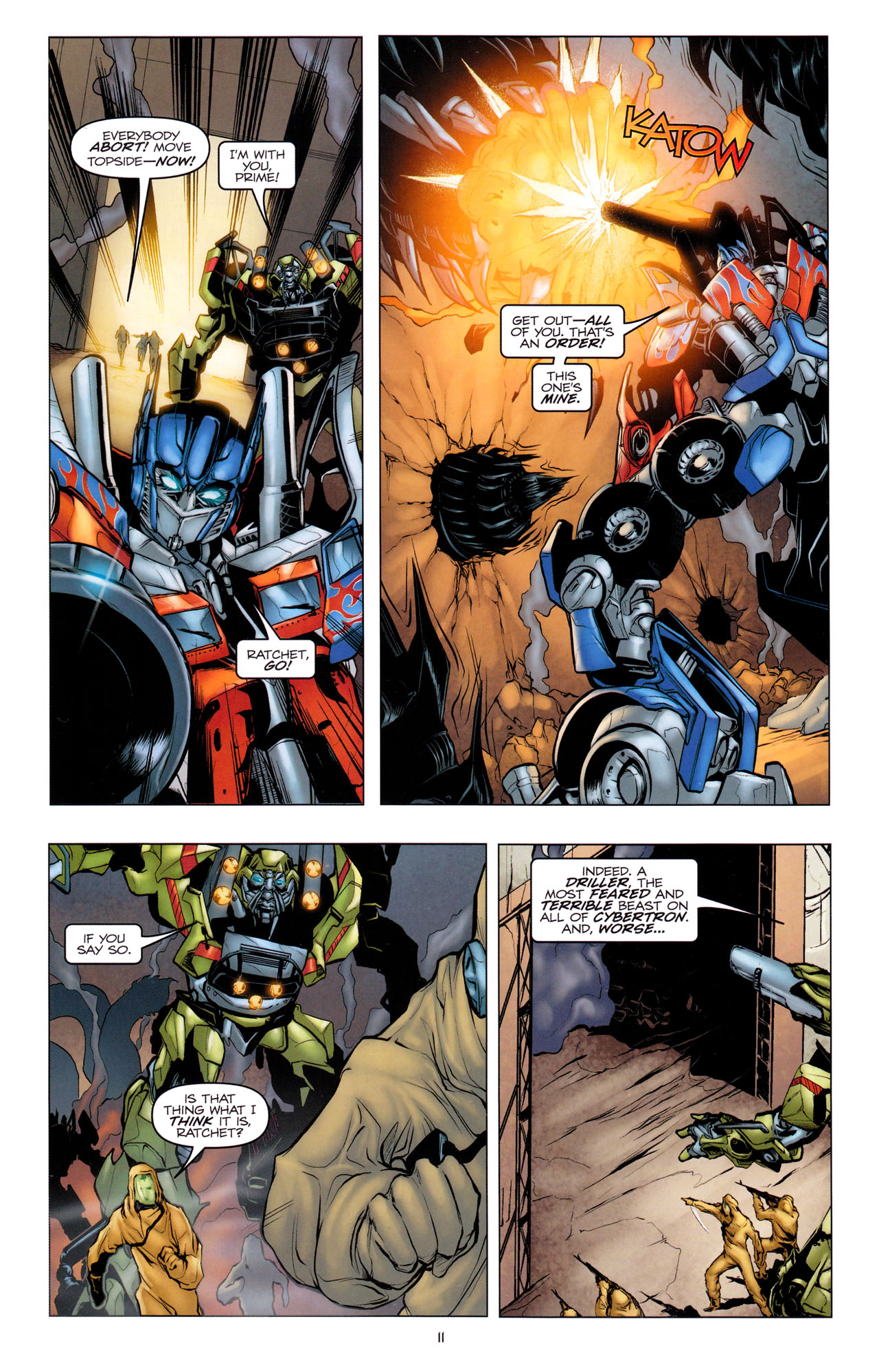 Read online Transformers: Dark of the Moon Movie Adaptation comic -  Issue #1 - 13