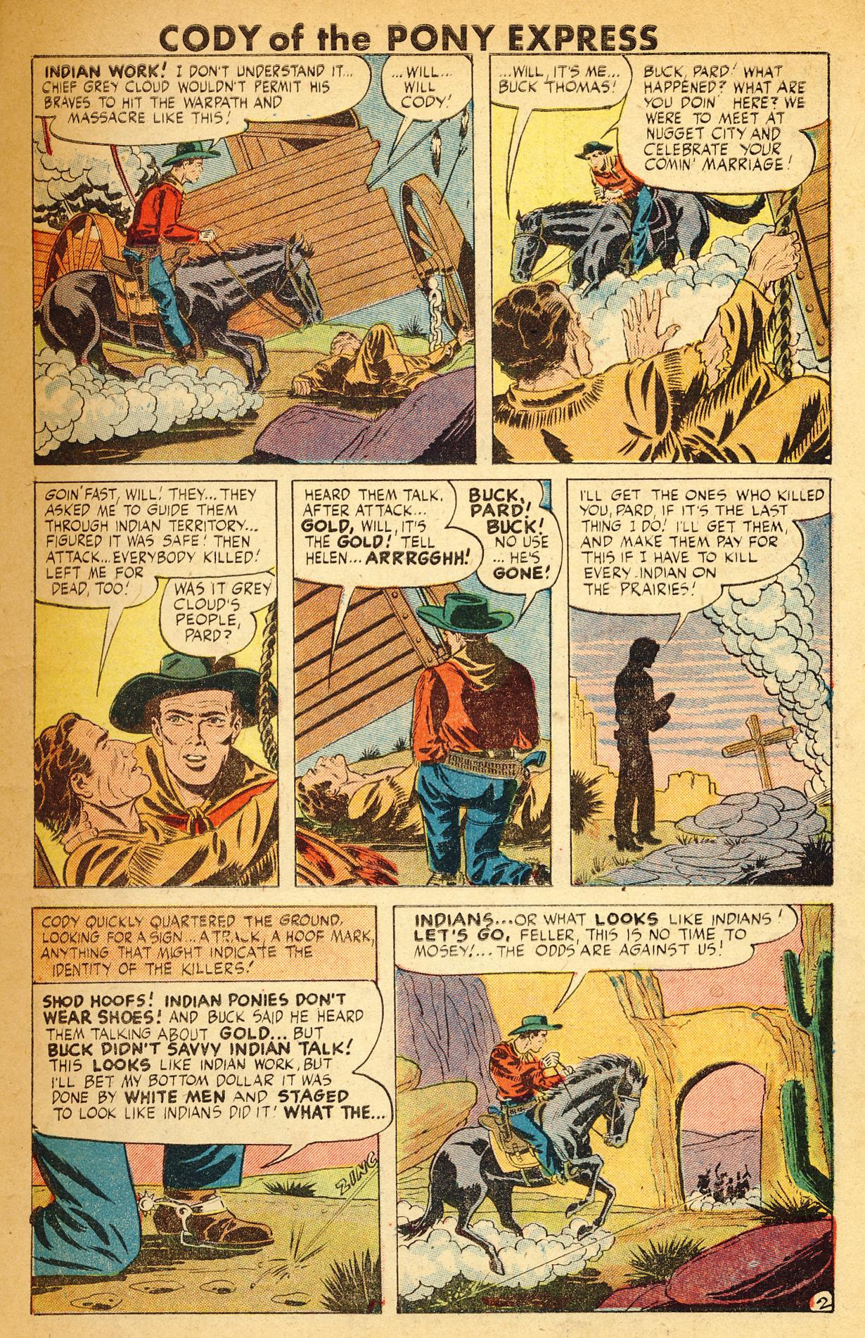 Read online Cody of the Pony Express comic -  Issue # Full - 3