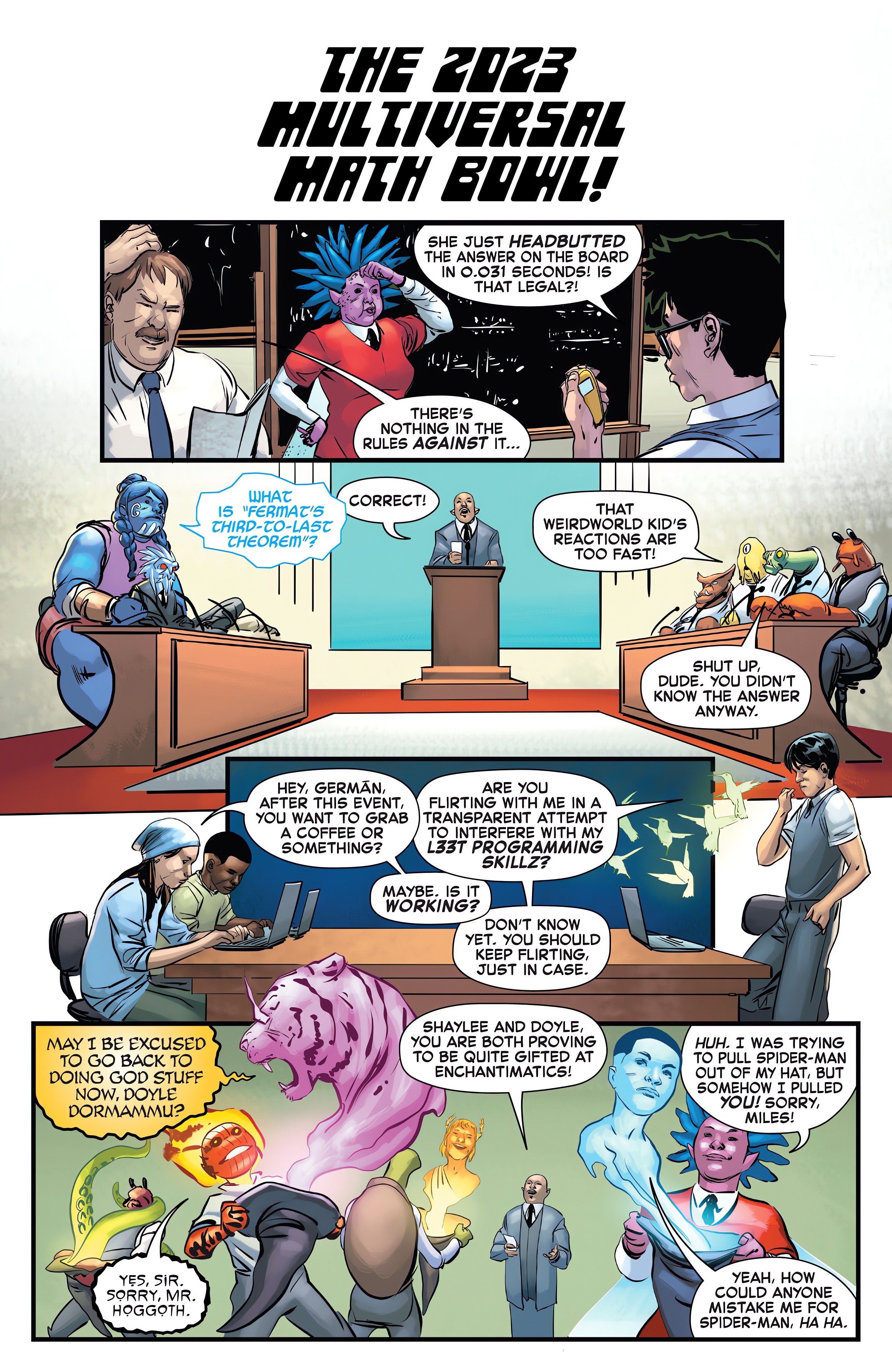 Read online Strange Academy: Miles Morales comic -  Issue #1 - 20
